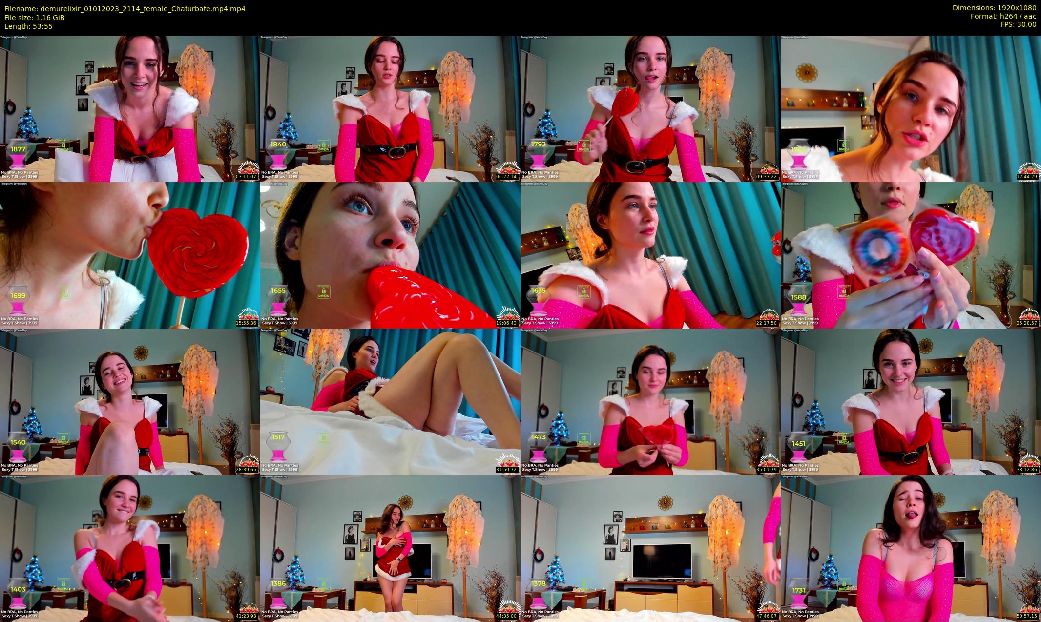 demurelixir — 54 minute Chaturbate female cam show recording, 1080p, Jan 1, 2023
