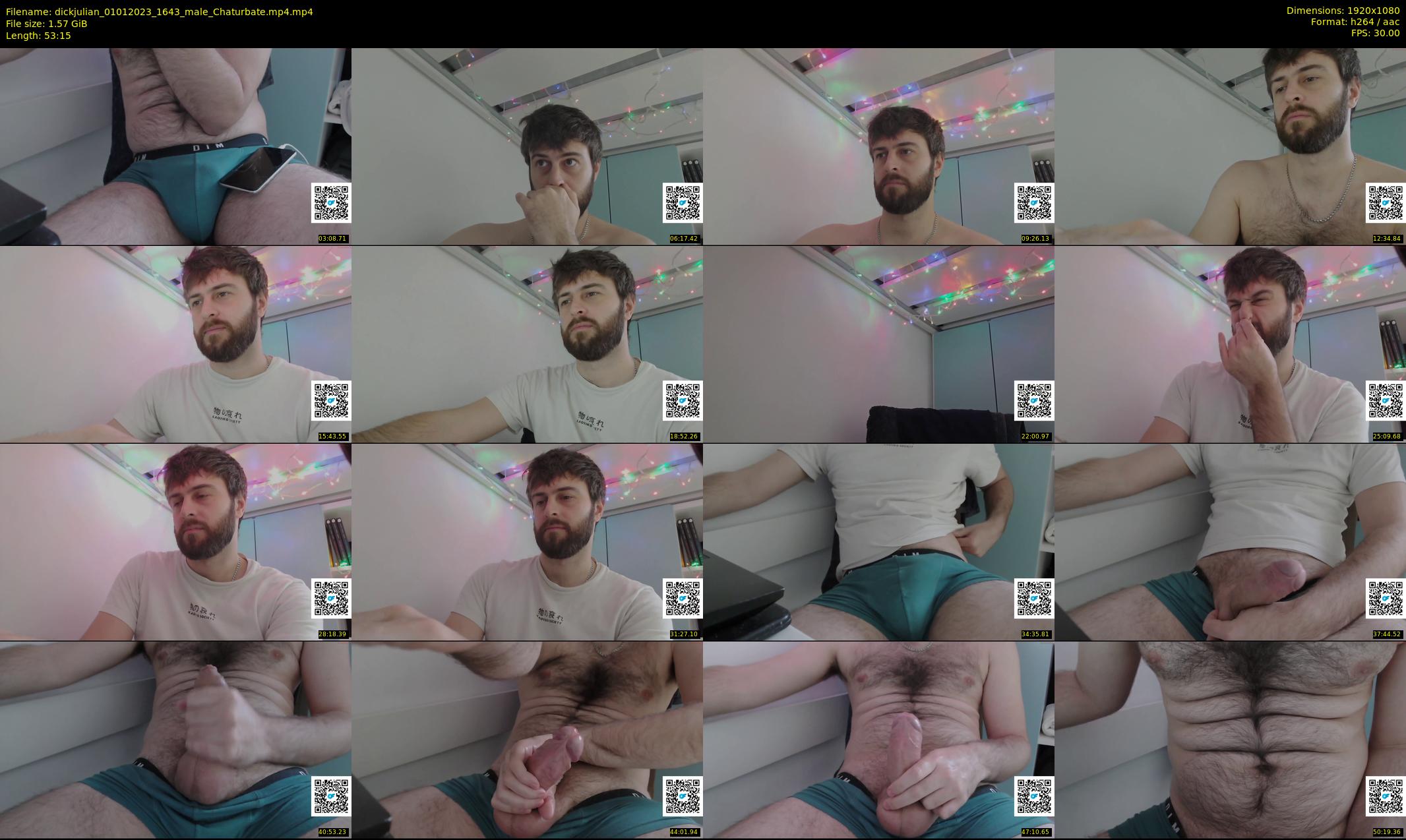 dickjulian — 54 minute Chaturbate male cam show recording, 1080p, Jan 1, 2023