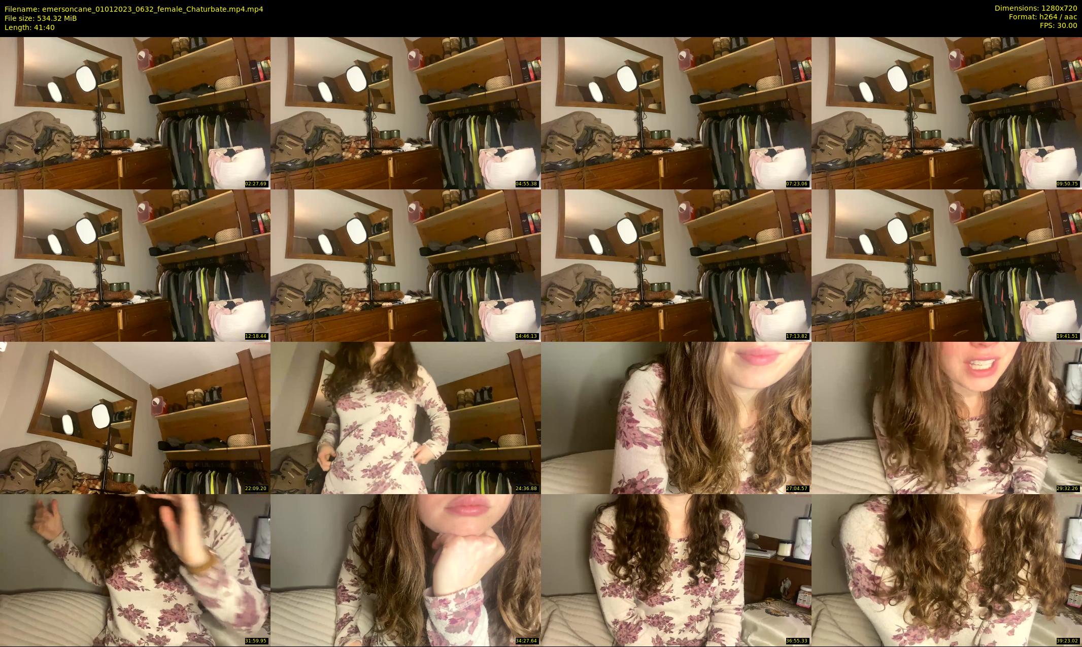 emersoncane — 42 minute Chaturbate female cam show recording, 720p, Jan 1, 2023