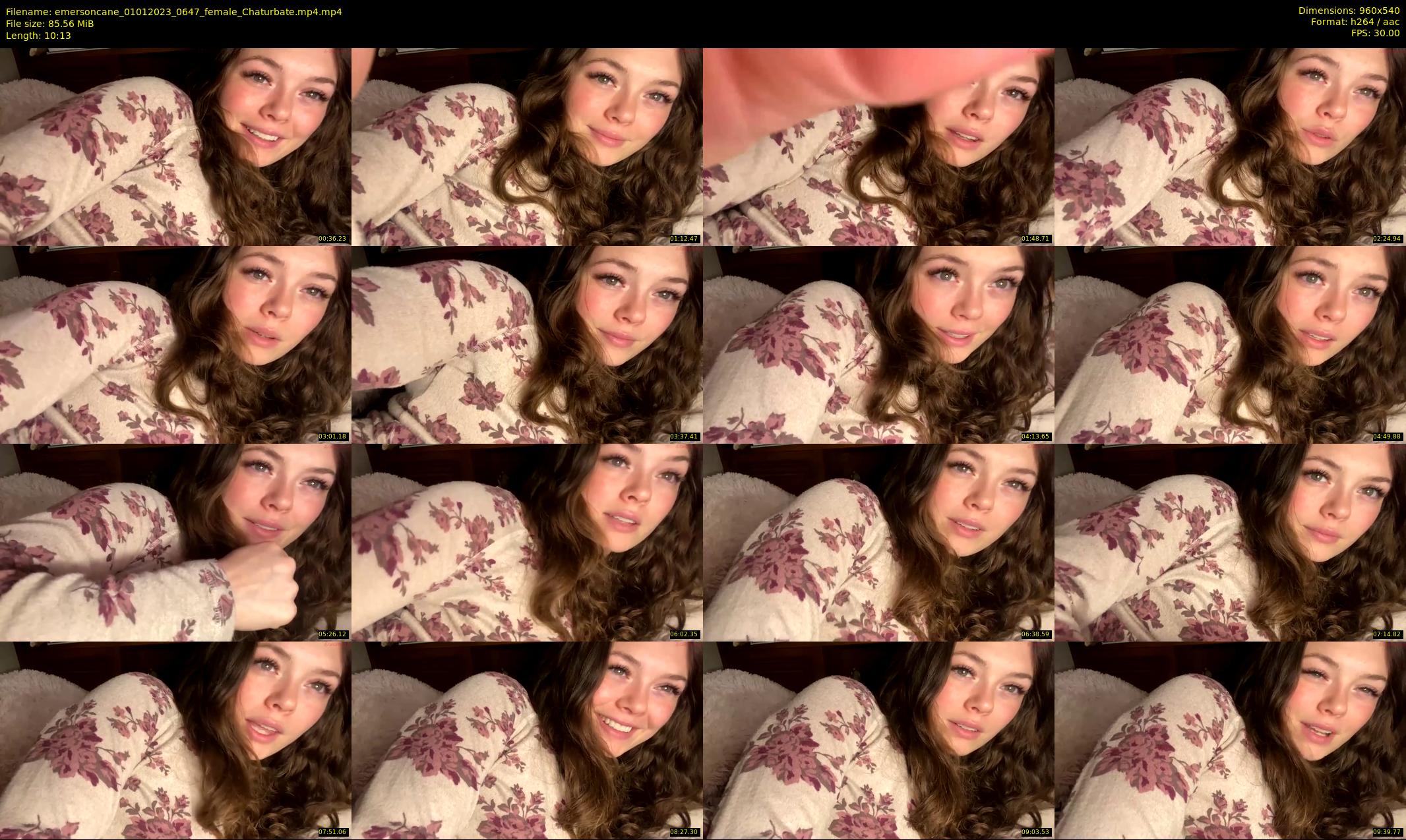 emersoncane — 11 minute Chaturbate female cam show recording, 480p, Jan 1, 2023