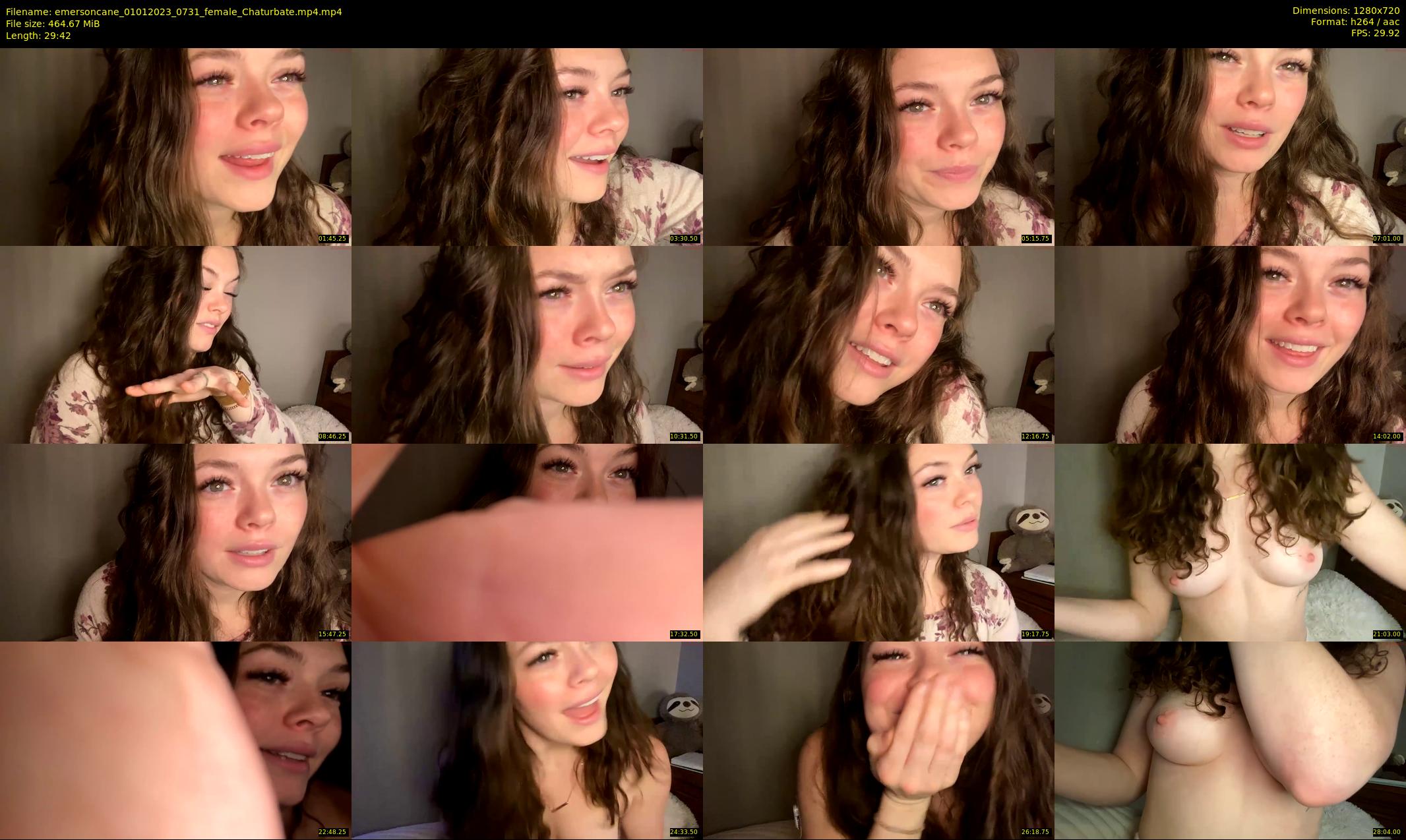 emersoncane — 30 minute Chaturbate female cam show recording, 720p, Jan 1, 2023