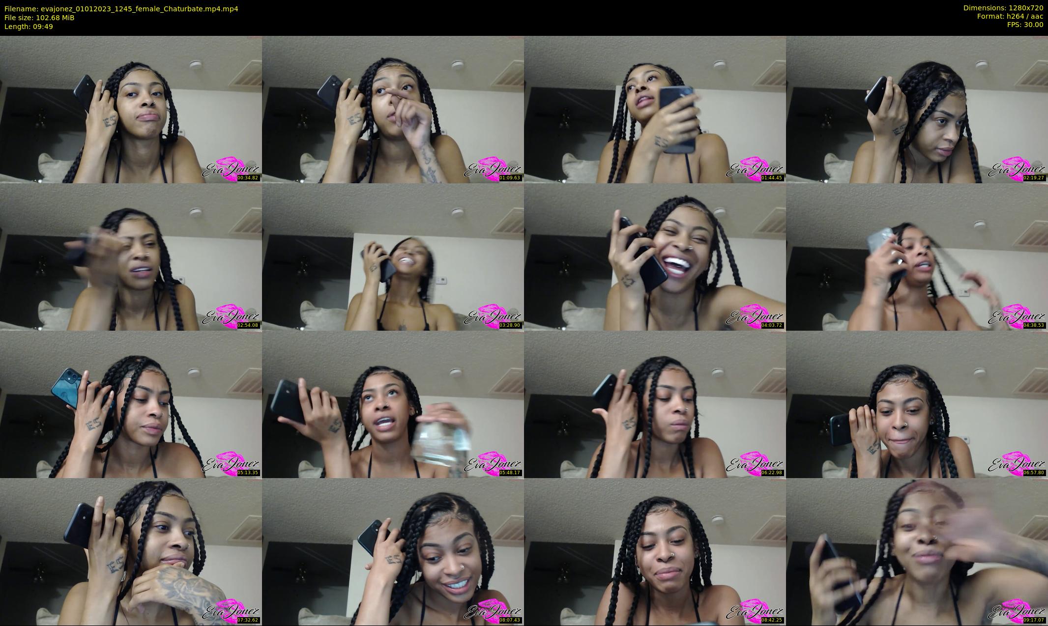 evajonez — 10 minute Chaturbate female cam show recording, 720p, Jan 1, 2023