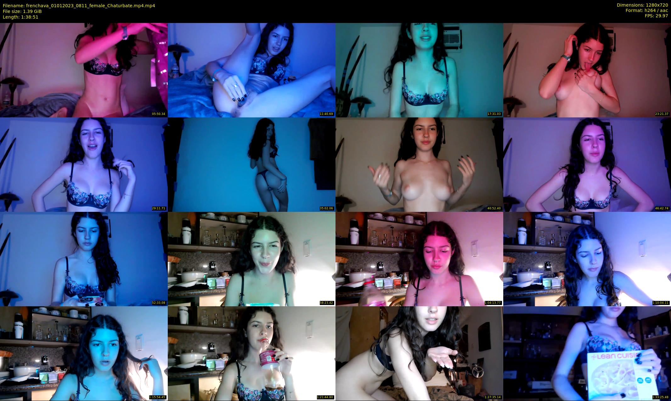 frenchava — 99 minute Chaturbate female cam show recording, 720p, Jan 1, 2023