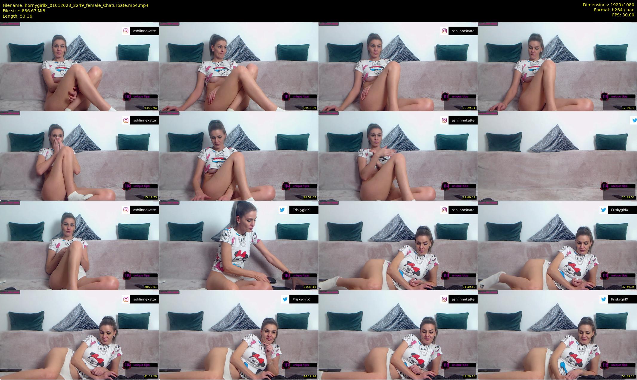 hornygirllx — 54 minute Chaturbate female cam show recording, 1080p, Jan 1, 2023