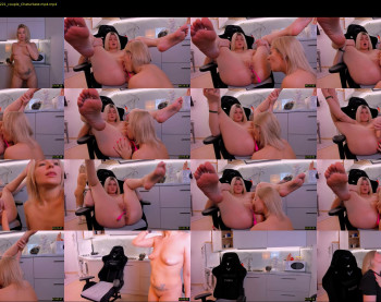 hottyblonds — 54 minute Chaturbate couple cam show recording, 1080p, Jan 1, 2023