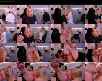 hottyblonds — 54 minute Chaturbate couple cam show recording, 1080p, Jan 2, 2023