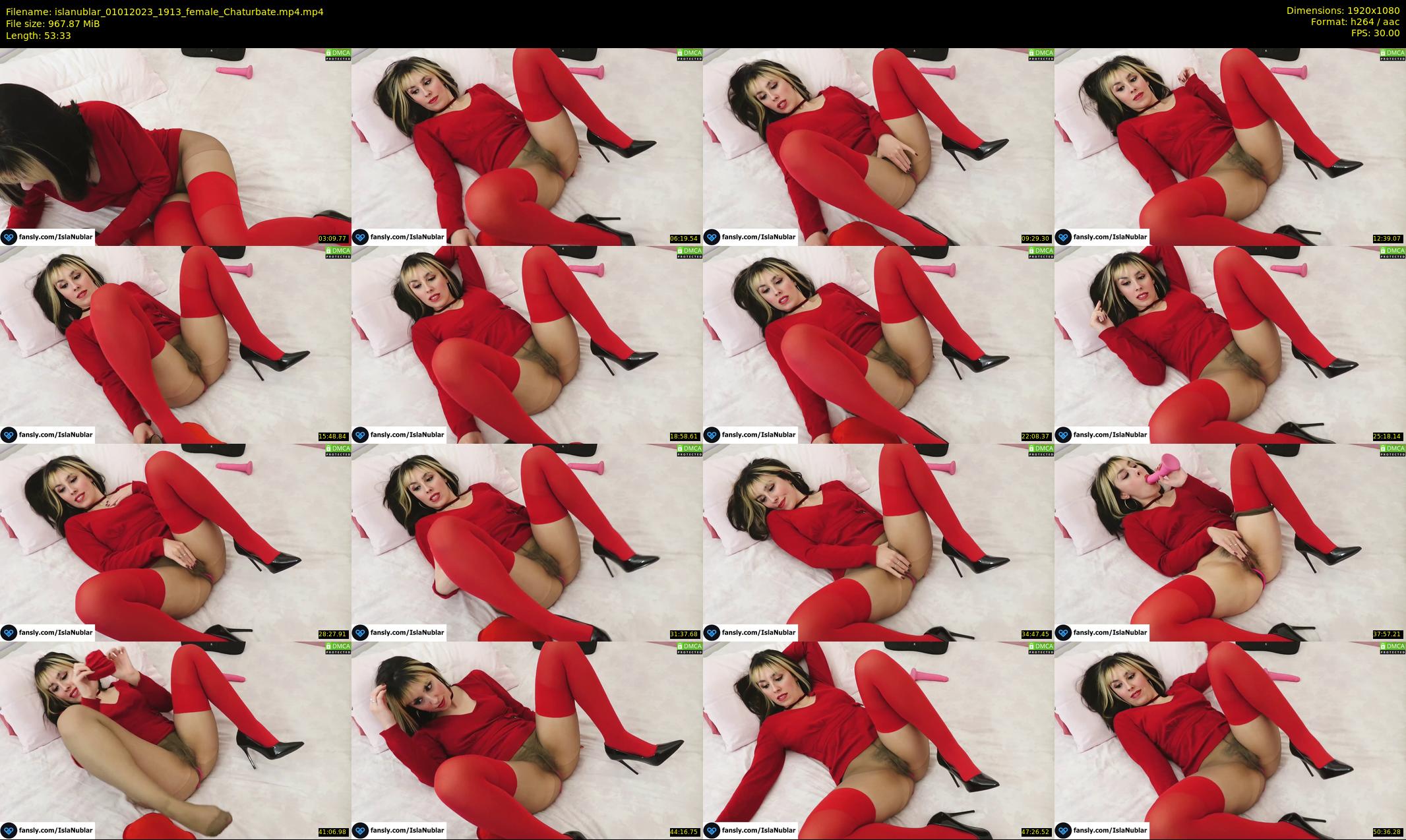 islanublar — 54 minute Chaturbate female cam show recording, 1080p, Jan 1, 2023