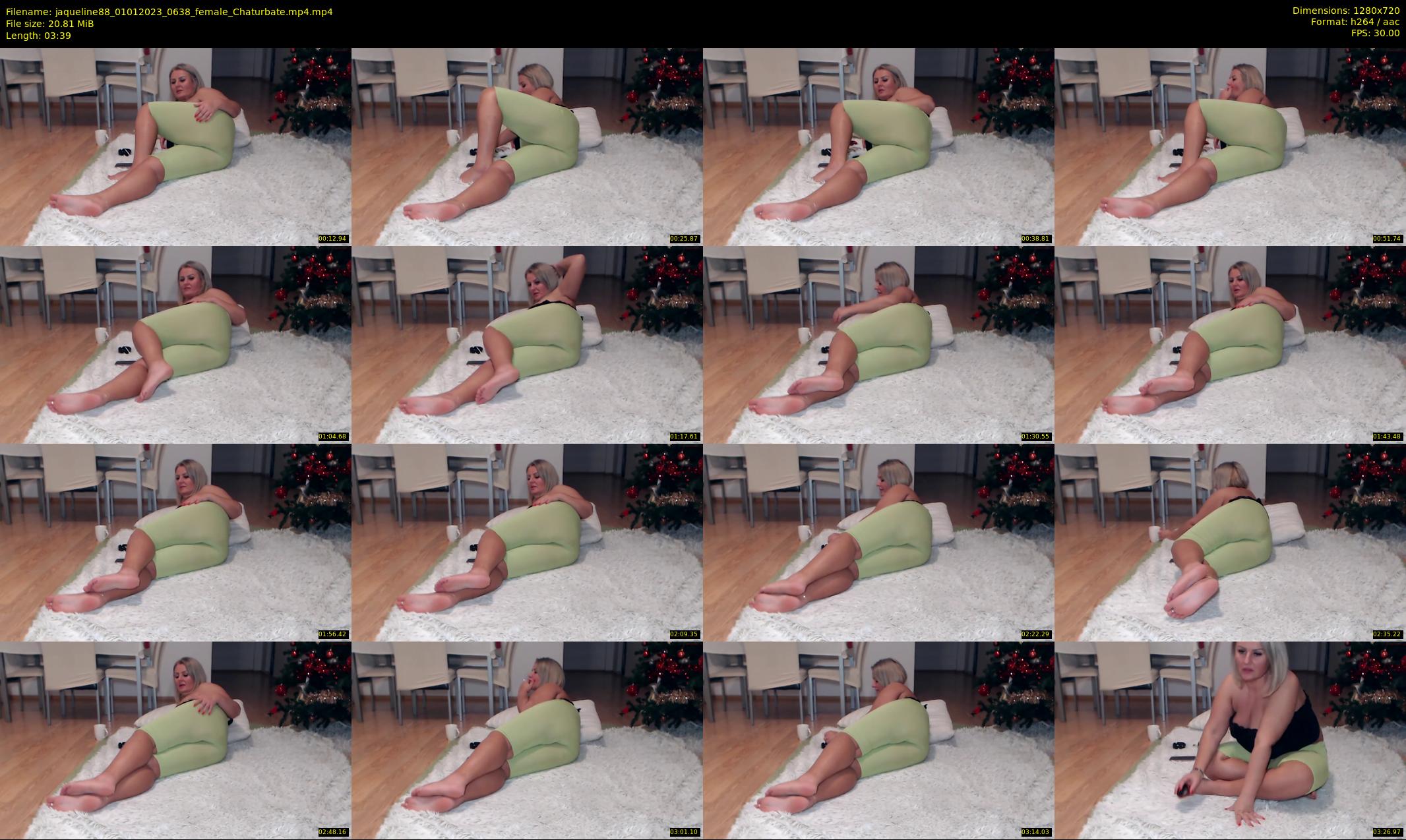 jaqueline88 — 4 minute Chaturbate female cam show recording, 720p, Jan 1, 2023