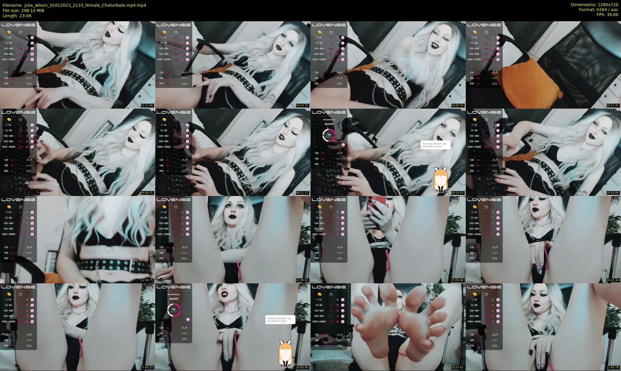 julia_wilson — 24 minute Chaturbate female cam show recording, 720p, Jan 1, 2023