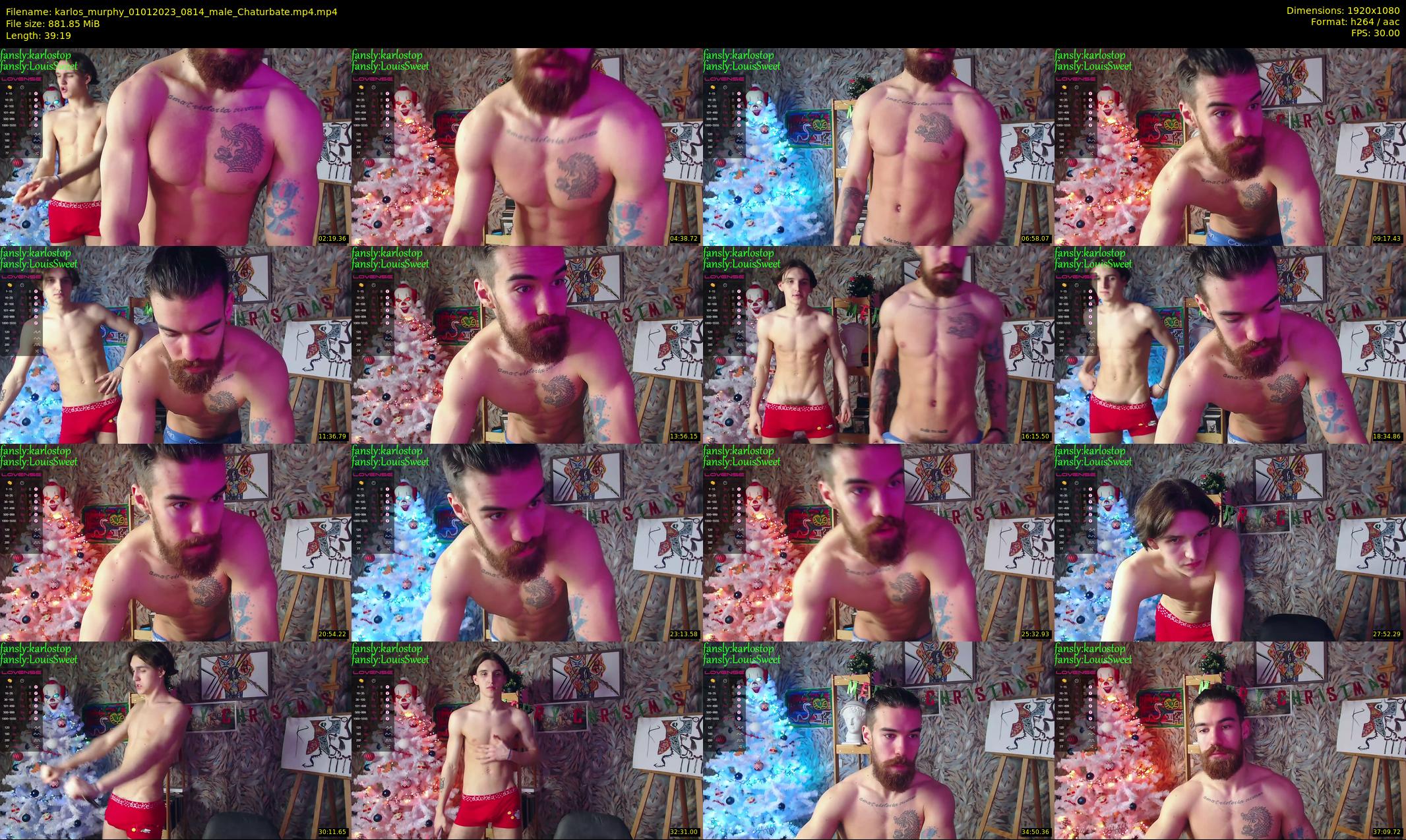 karlos_murphy — 40 minute Chaturbate male cam show recording, 1080p, Jan 1, 2023