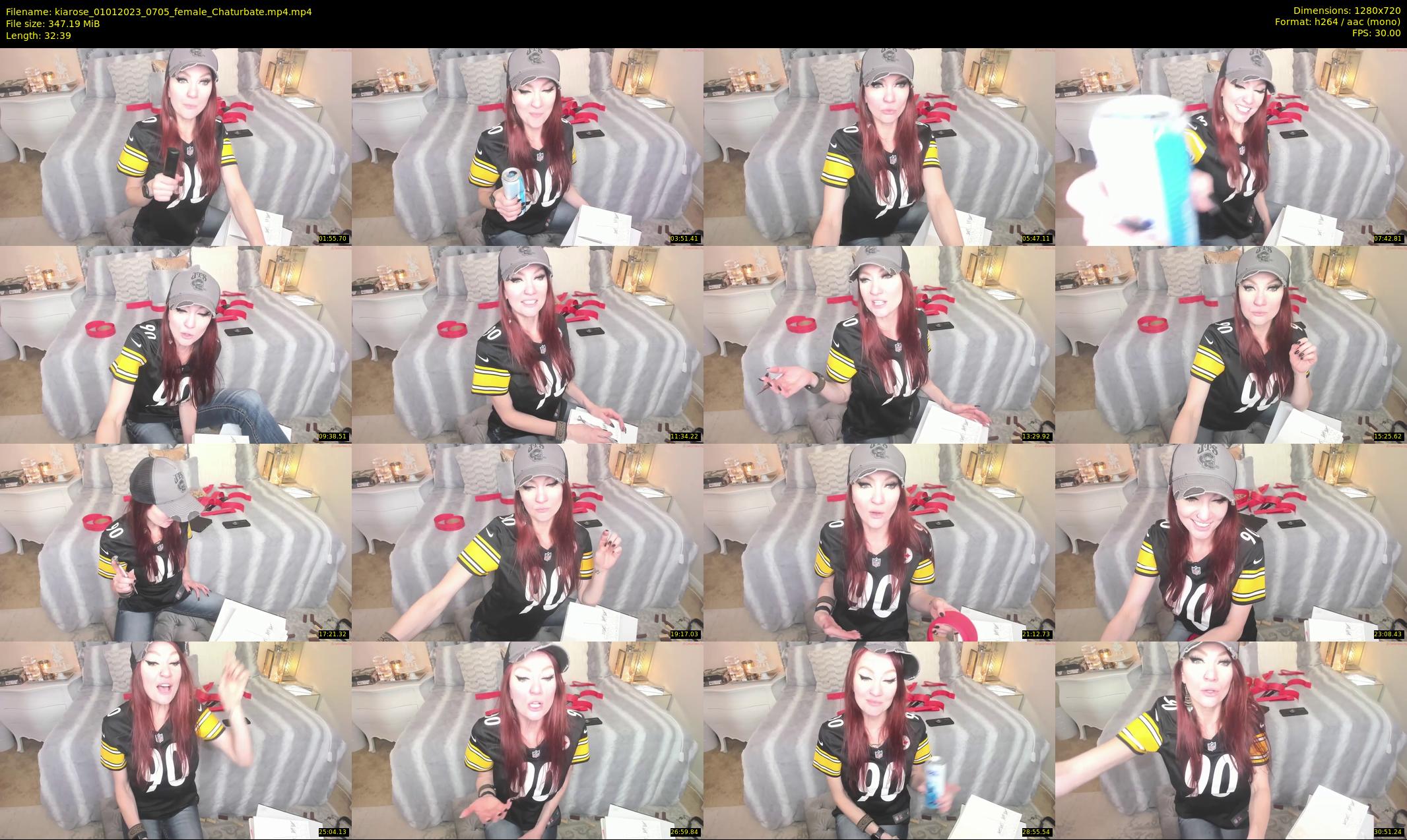 kiarose — 33 minute Chaturbate female cam show recording, 720p, Jan 1, 2023
