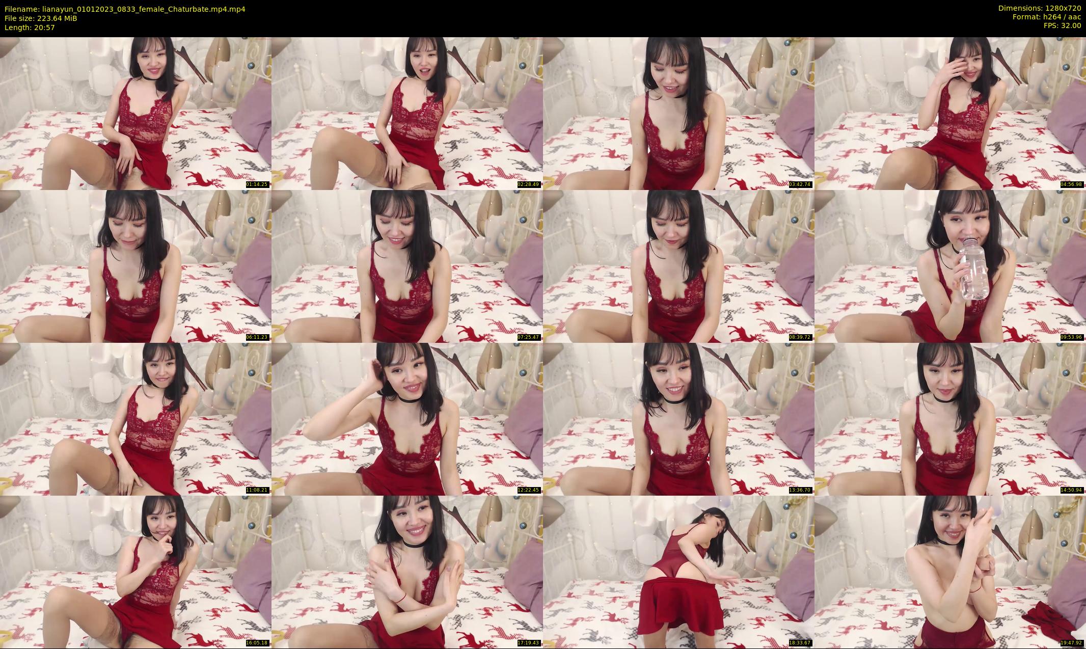 lianayun — 21 minute Chaturbate female cam show recording, 720p, Jan 1, 2023