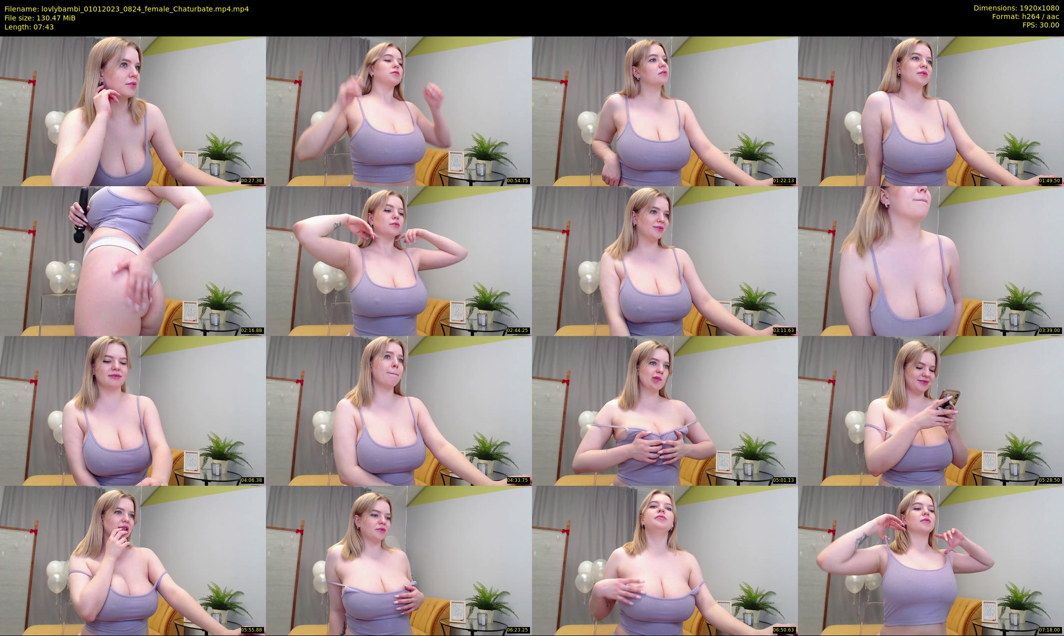 lovlybambi — 8 minute Chaturbate female cam show recording, 1080p, Jan 1, 2023