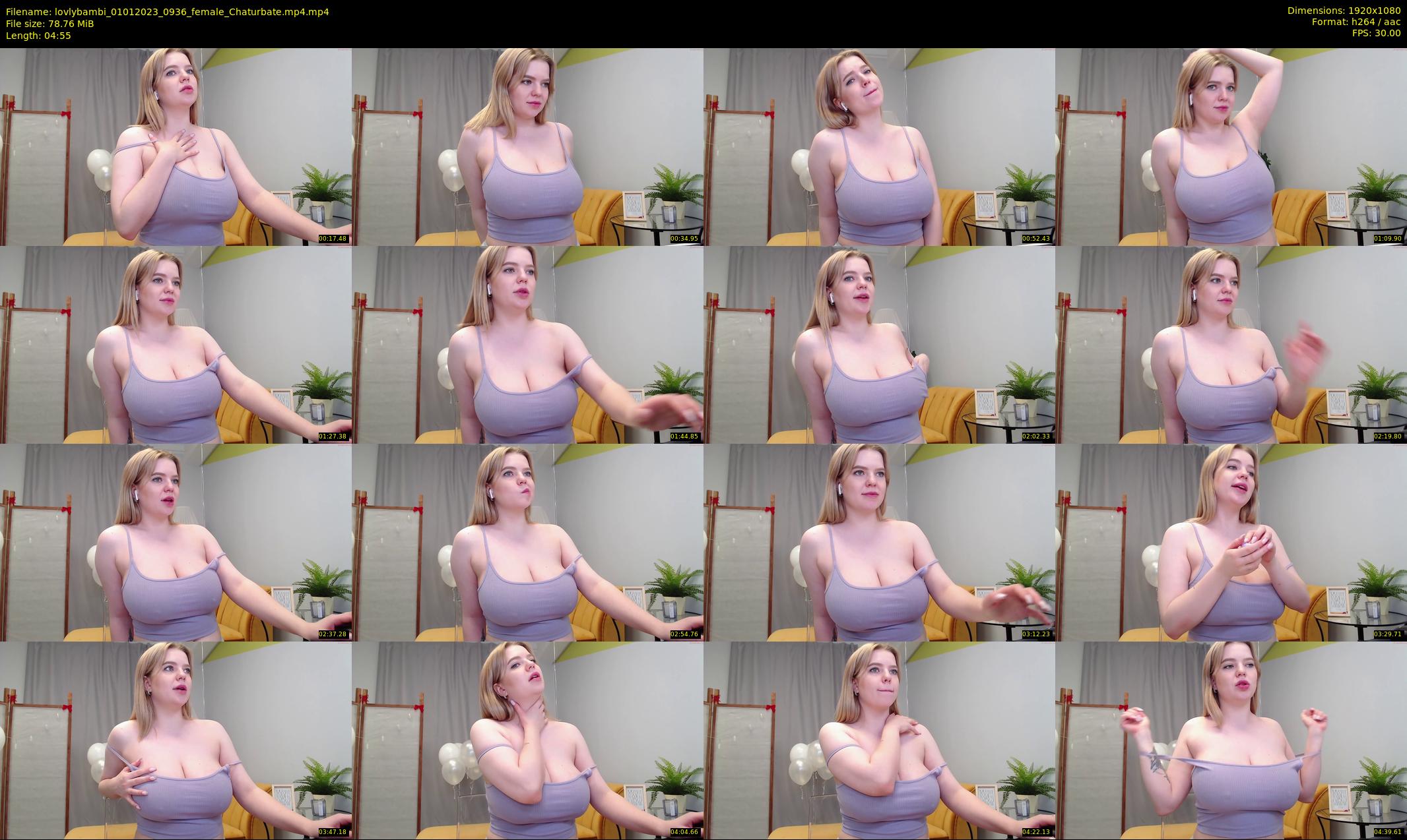 lovlybambi — 5 minute Chaturbate female cam show recording, 1080p, Jan 1, 2023