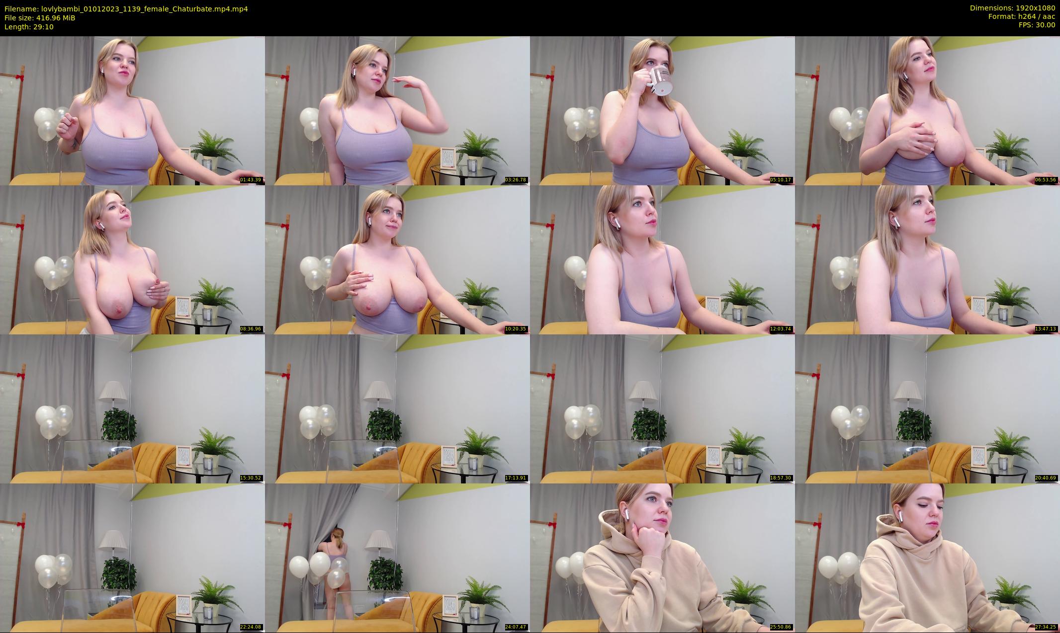 lovlybambi — 30 minute Chaturbate female cam show recording, 1080p, Jan 1, 2023