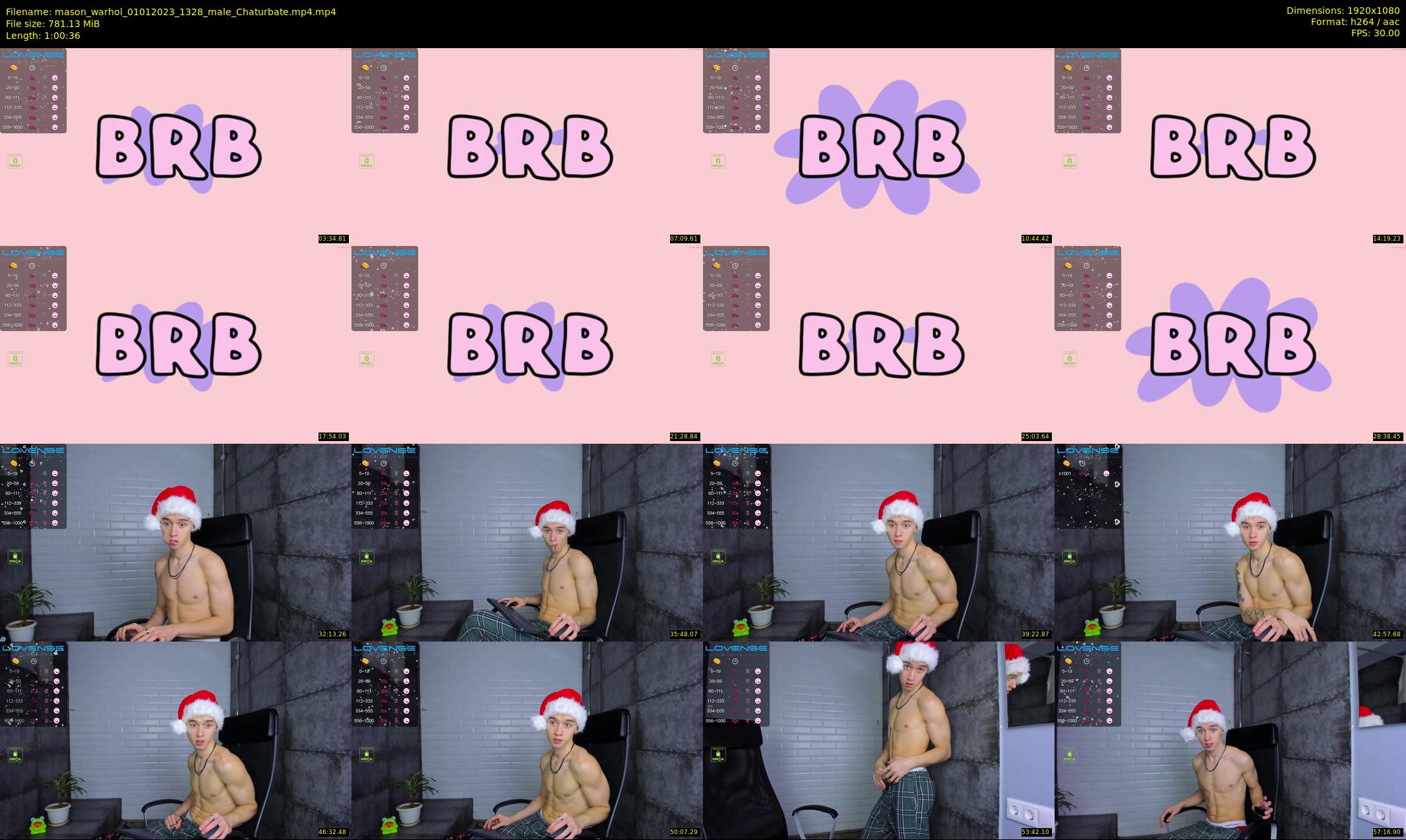mason_warhol — 61 minute Chaturbate male cam show recording, 1080p, Jan 1, 2023