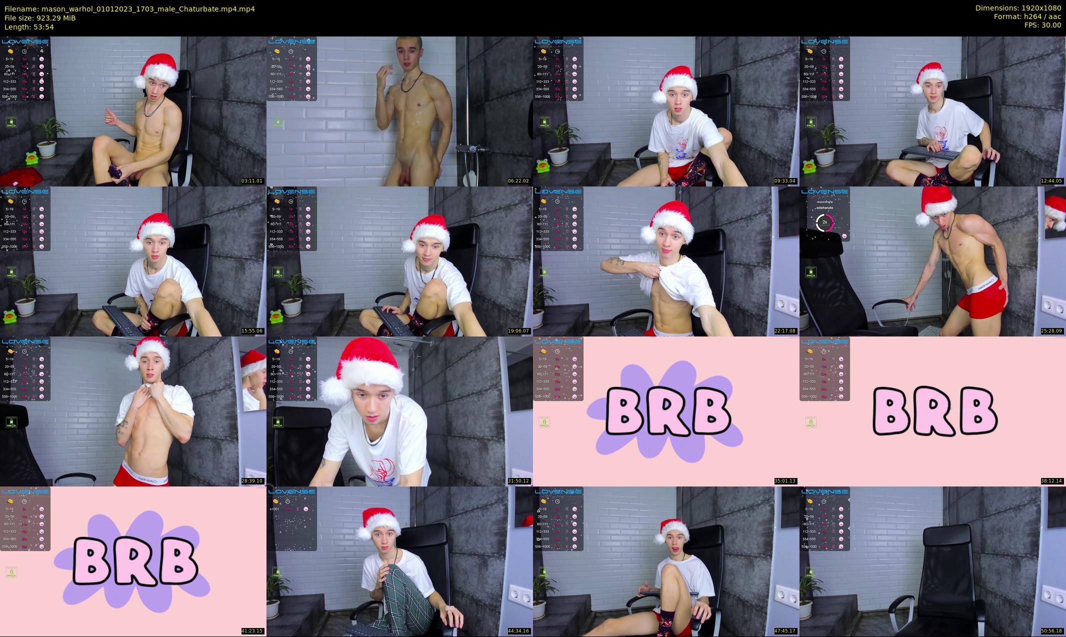 mason_warhol — 54 minute Chaturbate male cam show recording, 1080p, Jan 1, 2023
