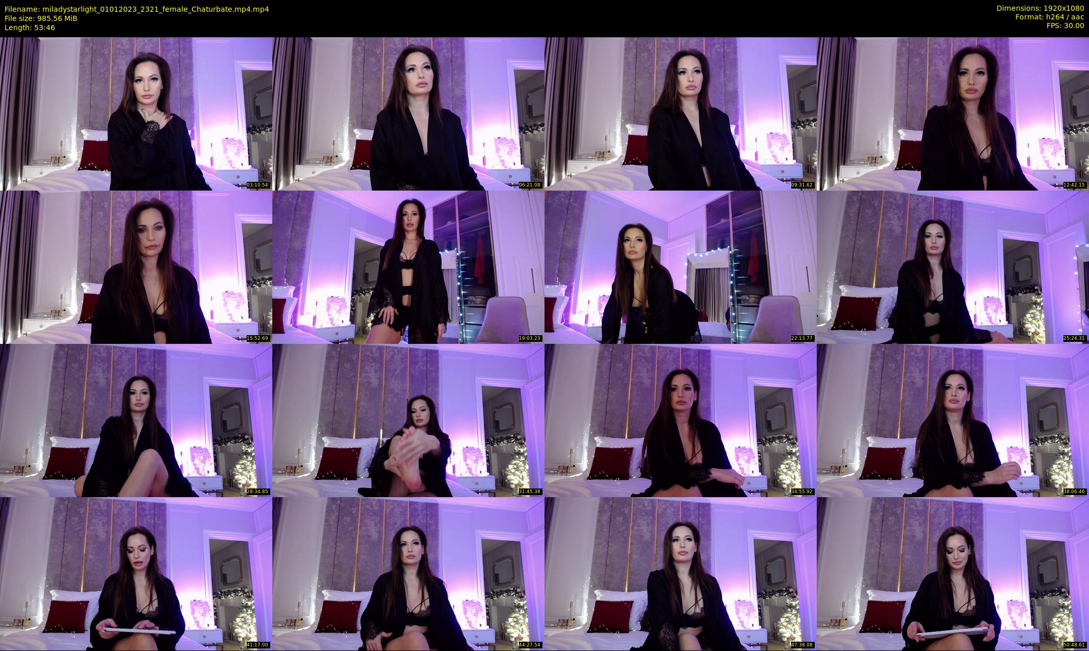 miladystarlight — 54 minute Chaturbate female cam show recording, 1080p, Jan 1, 2023
