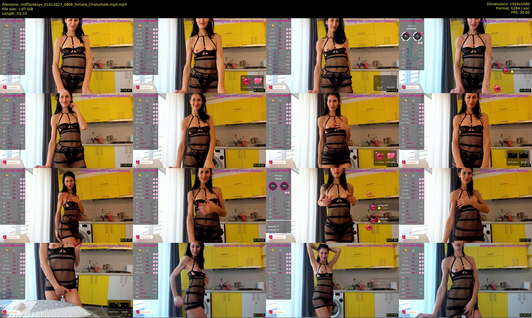milffantasyx — 54 minute Chaturbate female cam show recording, 1080p, Jan 1, 2023
