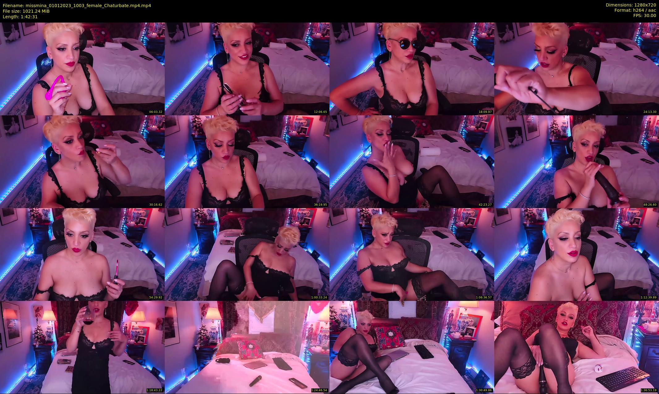 missmina — 103 minute Chaturbate female cam show recording, 720p, Jan 1, 2023