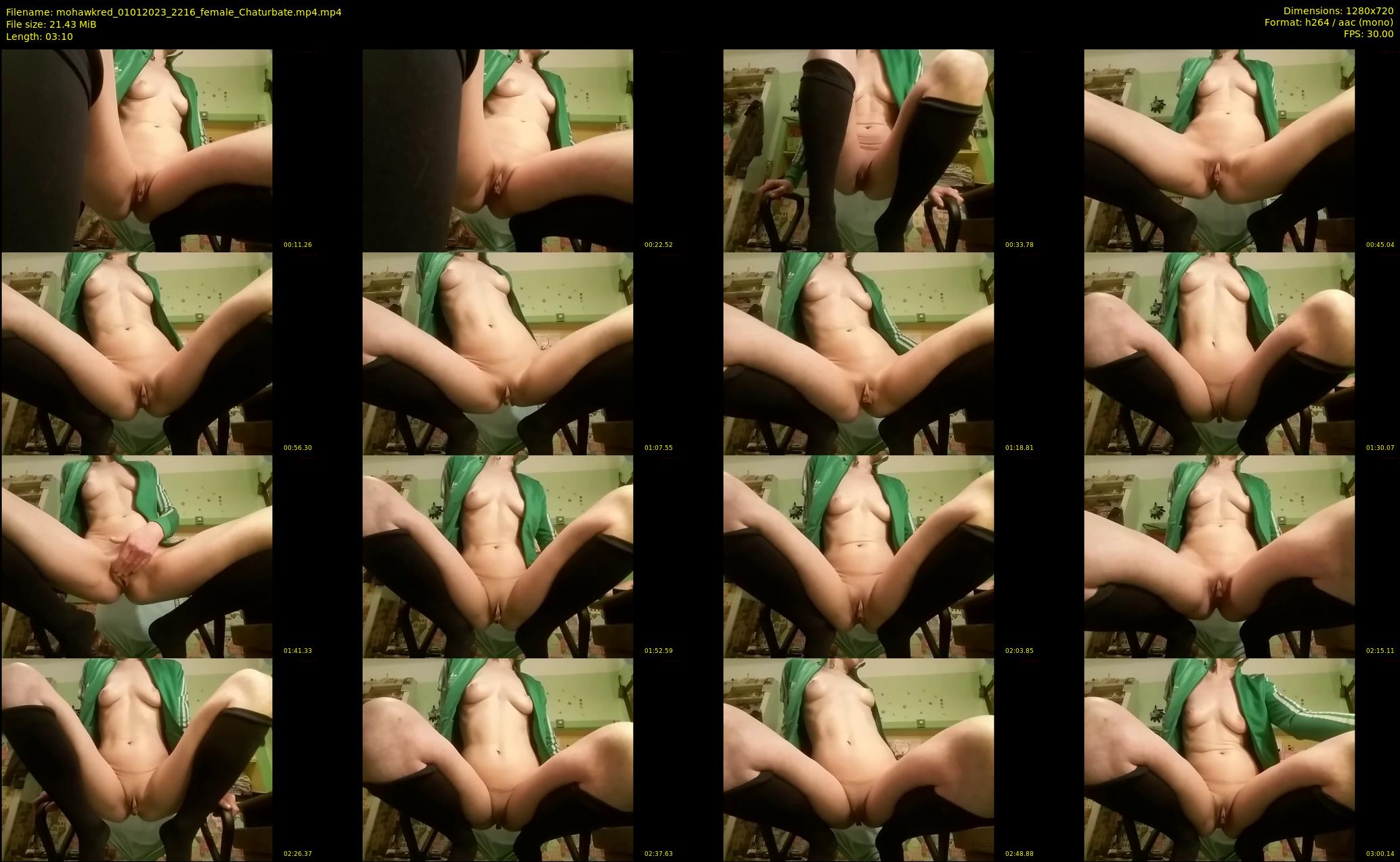 mohawkred — 4 minute Chaturbate female cam show recording, 720p, Jan 1, 2023