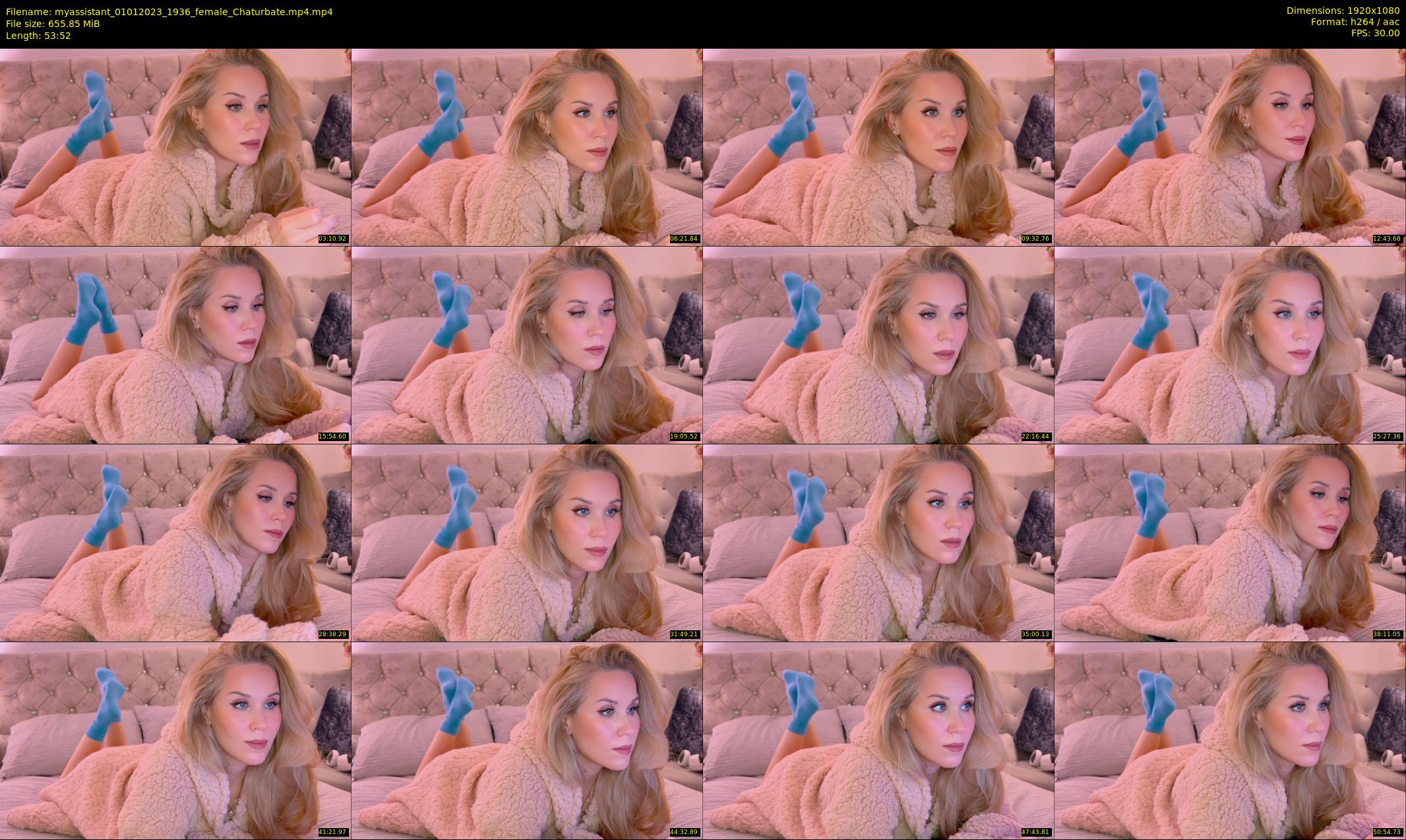 myassistant — 54 minute Chaturbate female cam show recording, 1080p, Jan 1, 2023