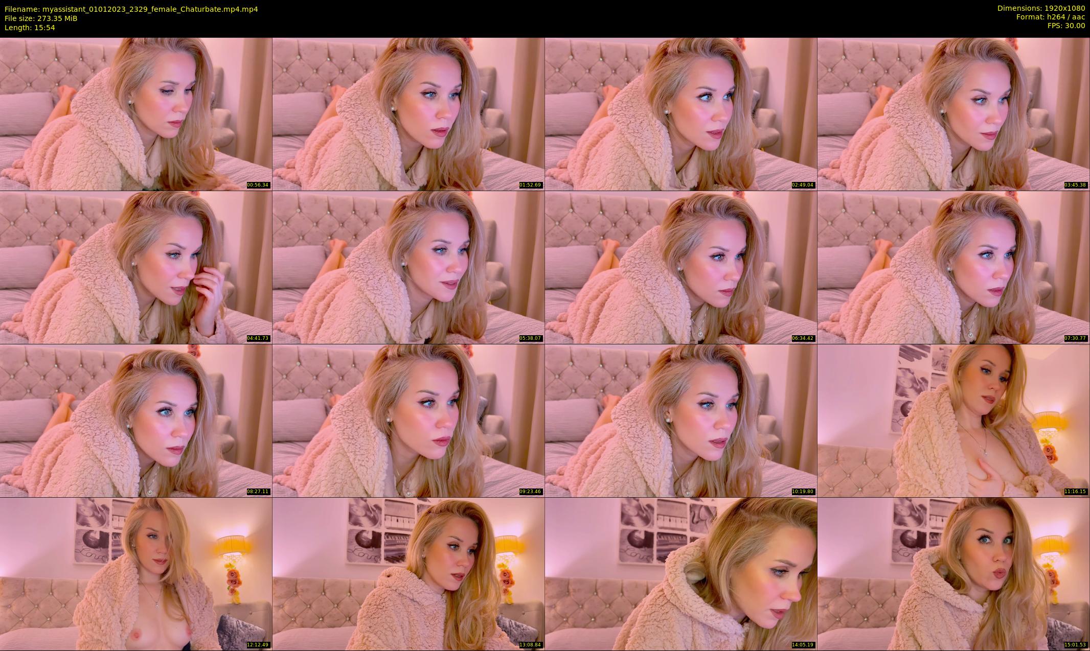 myassistant — 16 minute Chaturbate female cam show recording, 1080p, Jan 1, 2023