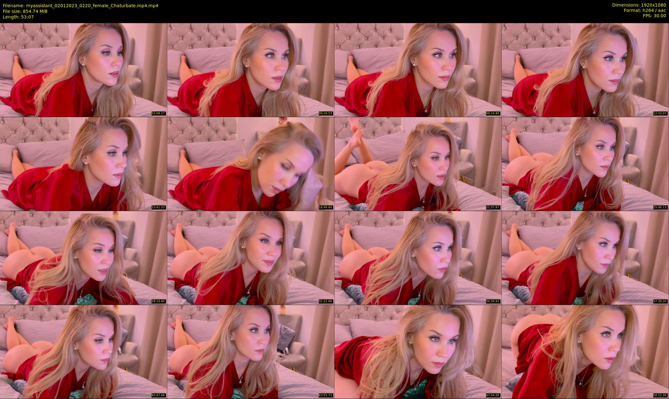 myassistant — 54 minute Chaturbate female cam show recording, 1080p, Jan 2, 2023