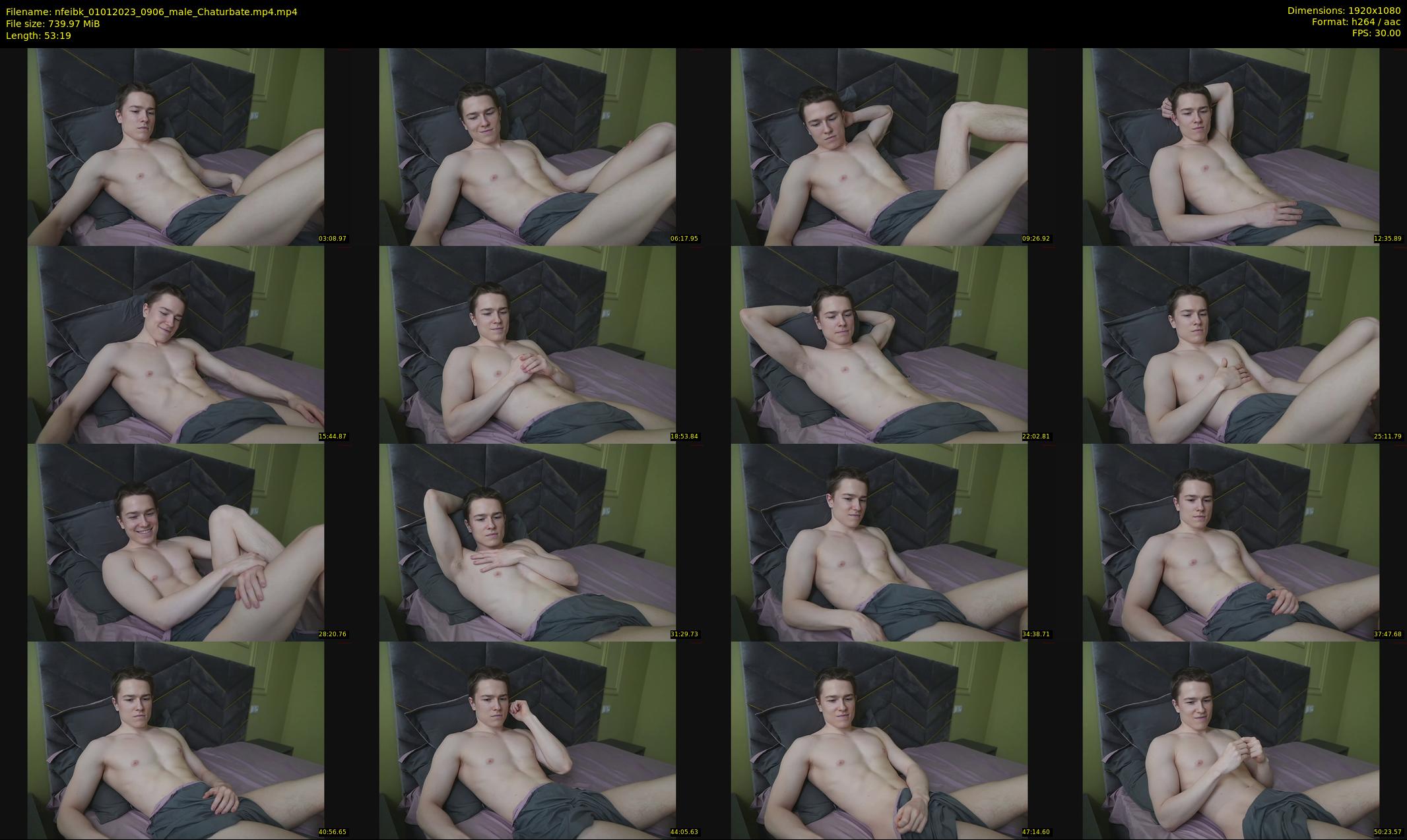 nfeibk — 54 minute Chaturbate male cam show recording, 1080p, Jan 1, 2023