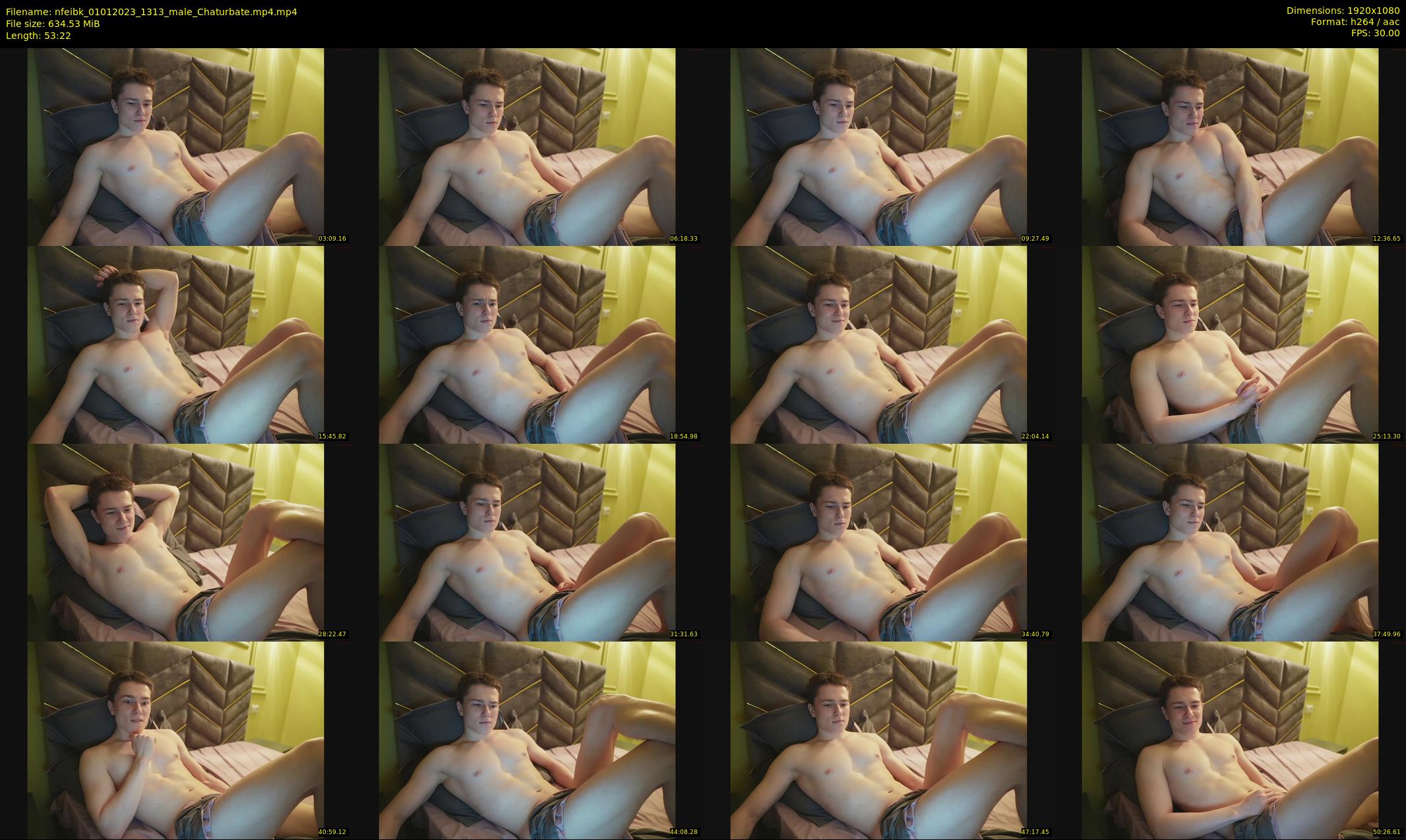 nfeibk — 54 minute Chaturbate male cam show recording, 1080p, Jan 1, 2023