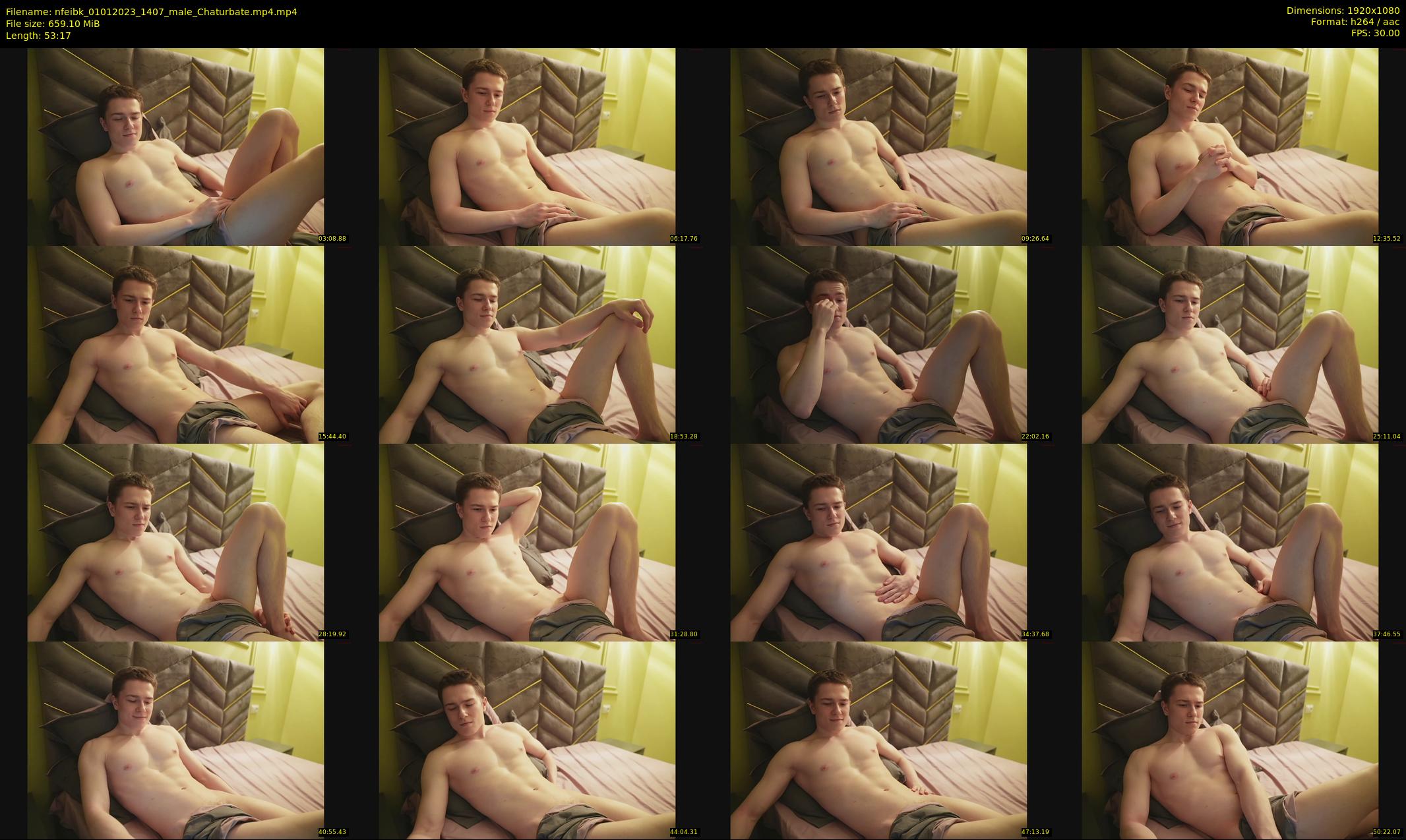 nfeibk — 54 minute Chaturbate male cam show recording, 1080p, Jan 1, 2023