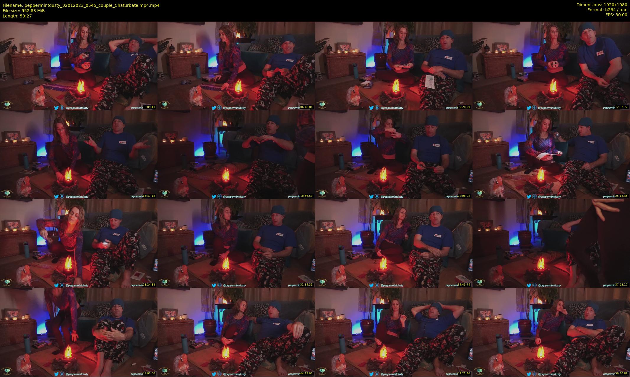 peppermintdusty — 54 minute Chaturbate couple cam show recording, 1080p, Jan 2, 2023