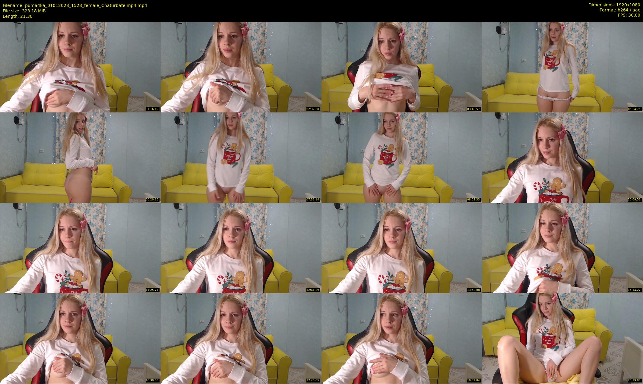 puma4ka — 22 minute Chaturbate female cam show recording, 1080p, Jan 1, 2023