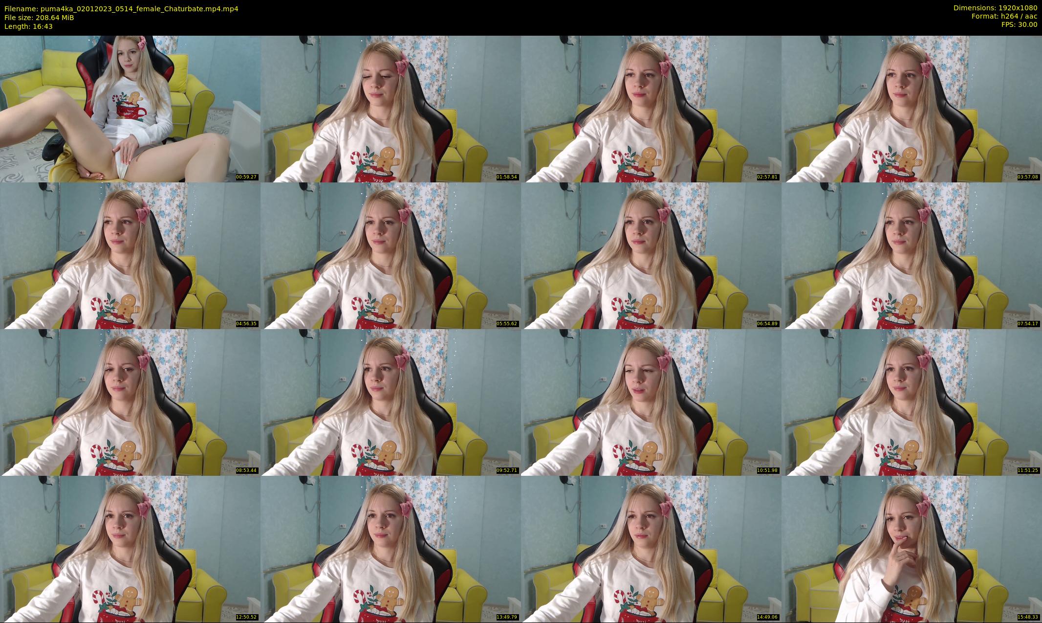 puma4ka — 17 minute Chaturbate female cam show recording, 1080p, Jan 2, 2023