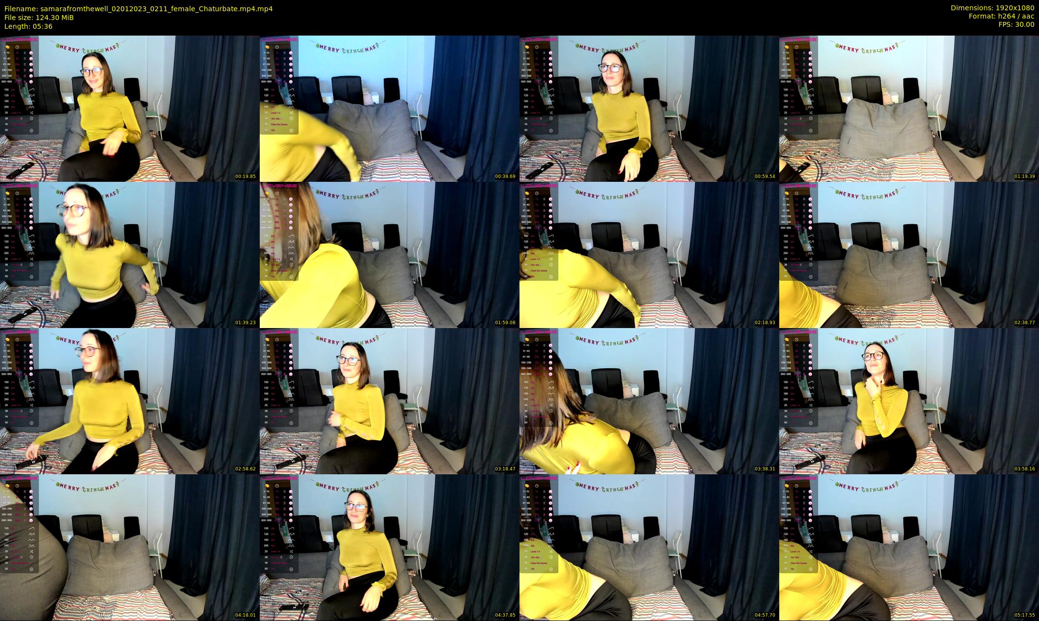 samarafromthewell — 6 minute Chaturbate female cam show recording, 1080p, Jan 2, 2023