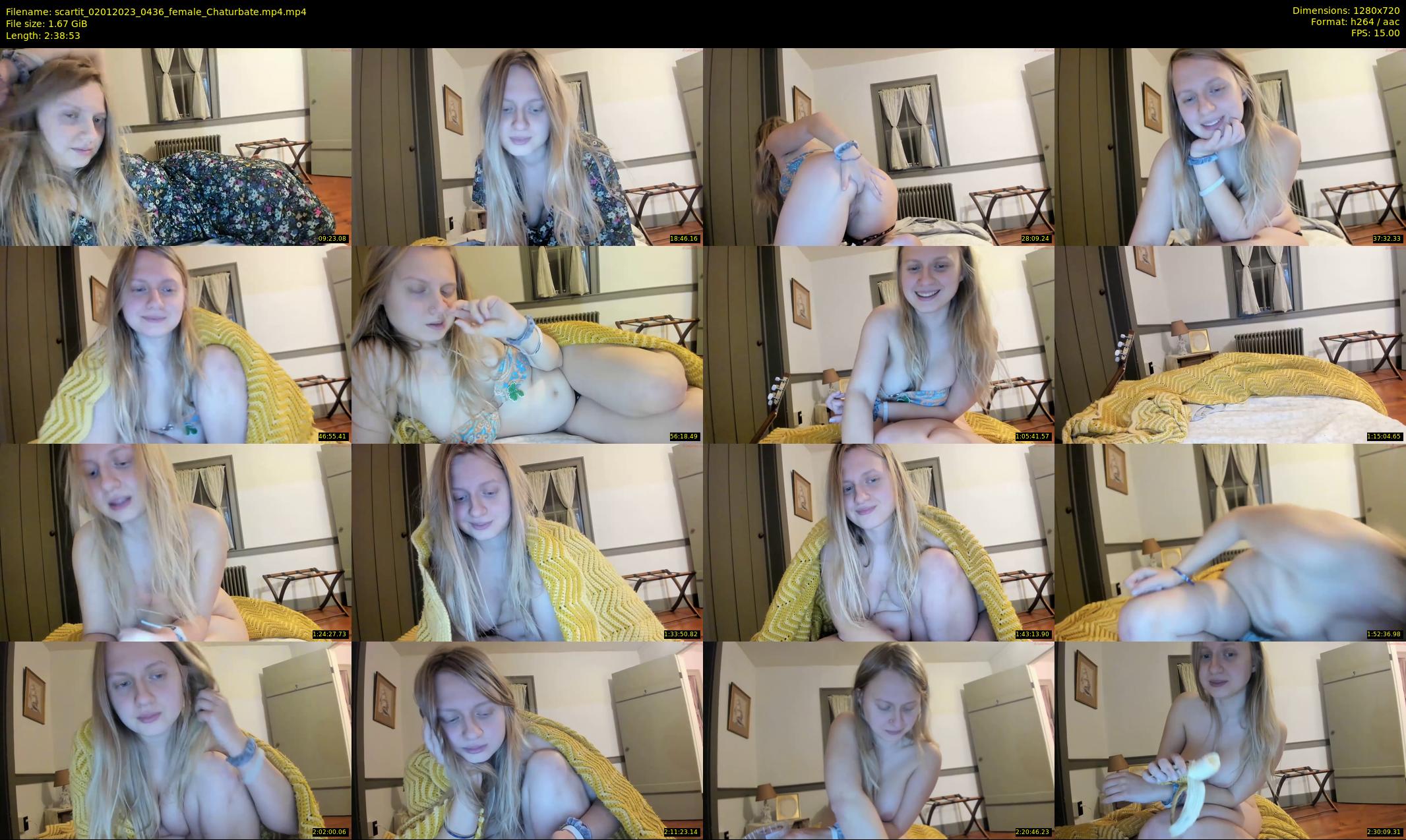 scartit — 159 minute Chaturbate female cam show recording, 720p, Jan 2, 2023