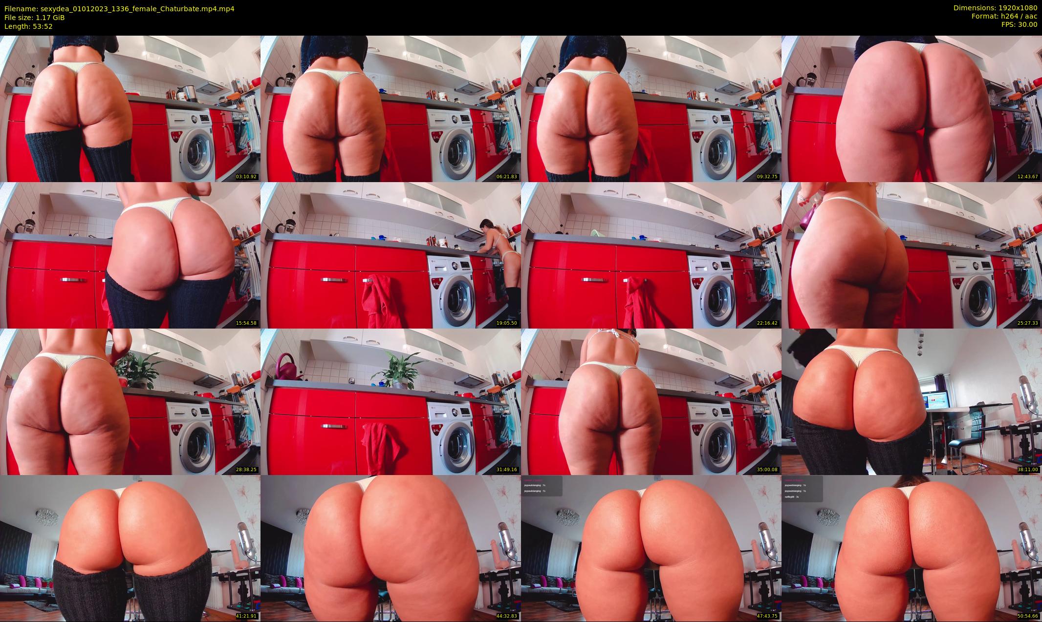 sexydea — 54 minute Chaturbate female cam show recording, 1080p, Jan 1, 2023