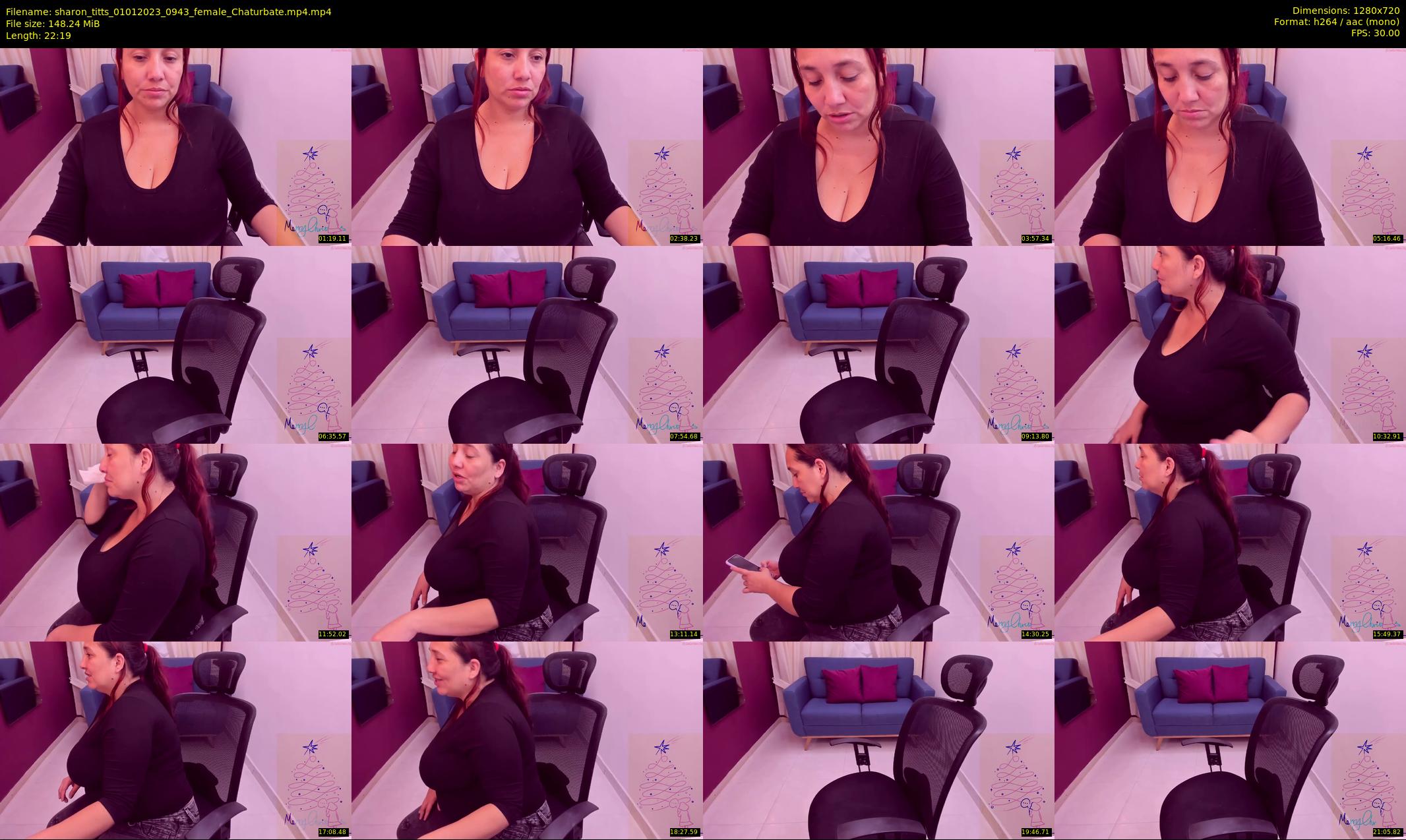 sharon_titts — 23 minute Chaturbate female cam show recording, 720p, Jan 1, 2023