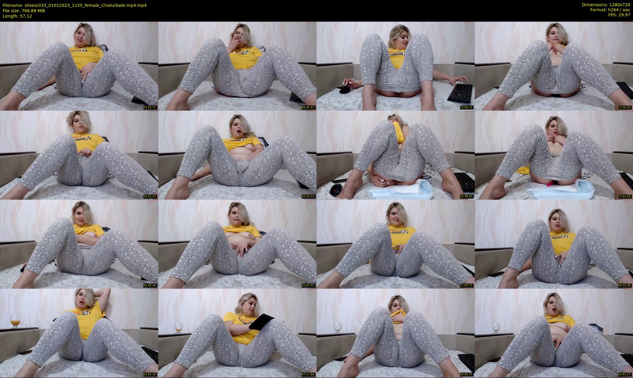 silvess333 — 58 minute Chaturbate female cam show recording, 720p, Jan 1, 2023