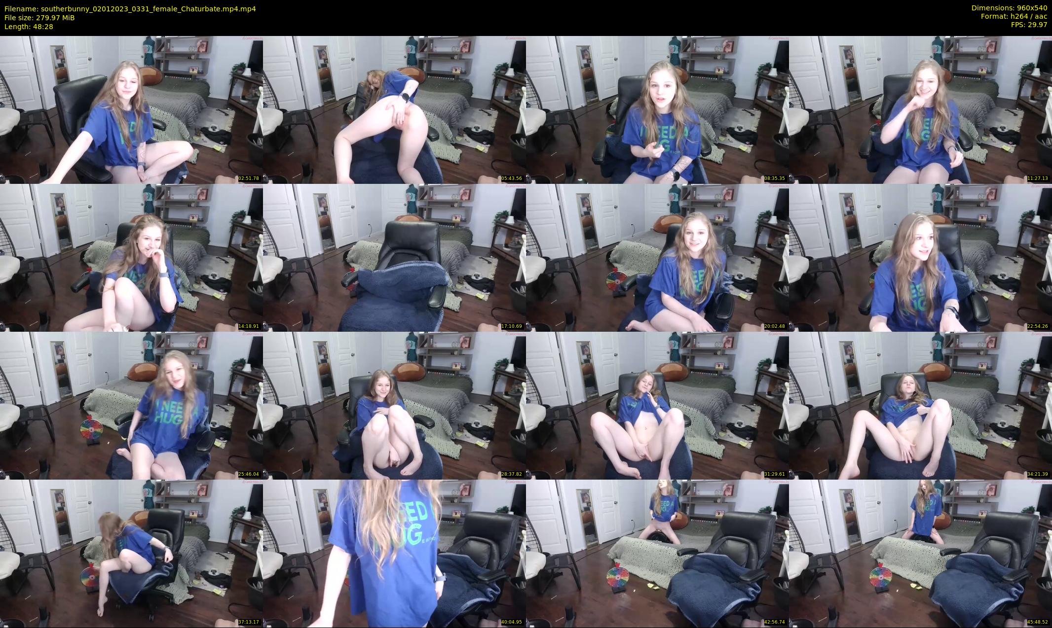 southerbunny — 49 minute Chaturbate female cam show recording, 480p, Jan 2, 2023