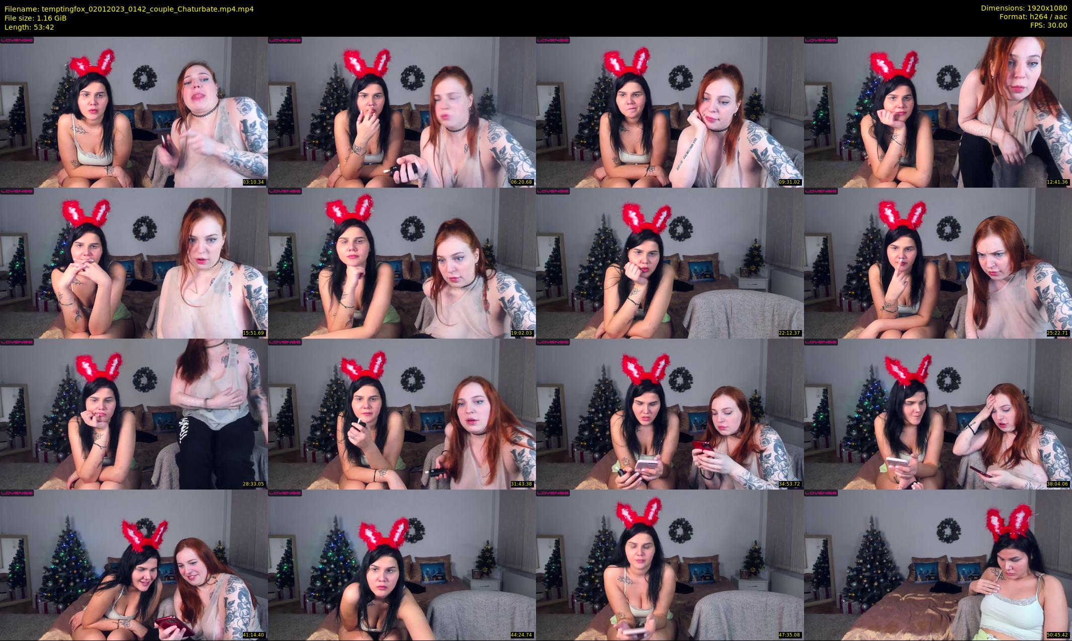 temptingfox — 54 minute Chaturbate female cam show recording, 1080p, Jan 2, 2023