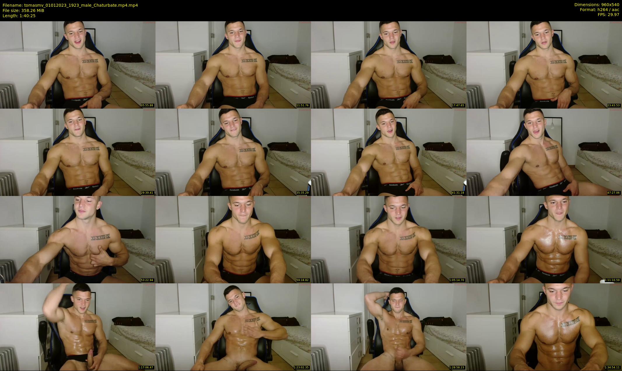 tomasmv — 101 minute Chaturbate male cam show recording, 480p, Jan 1, 2023