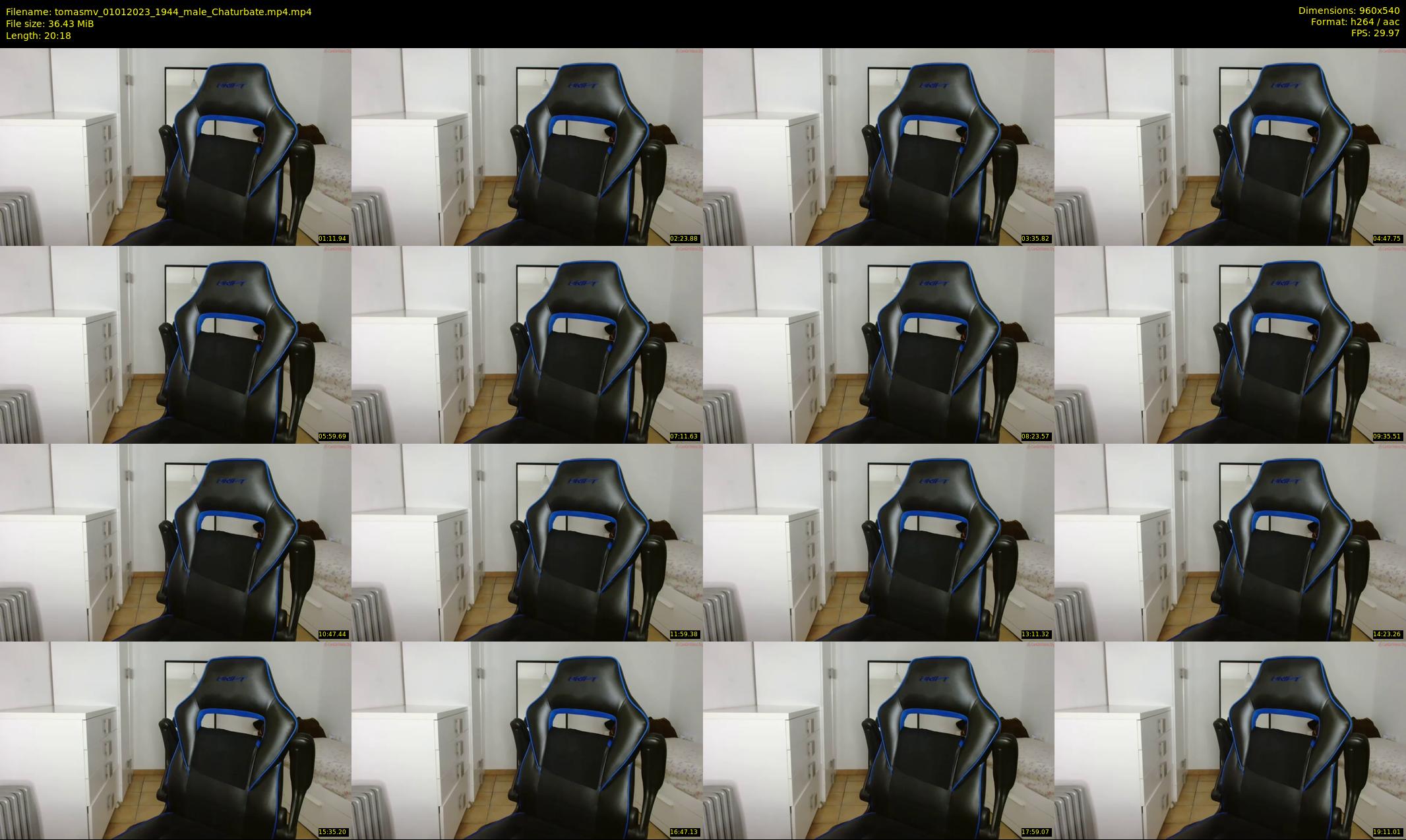 tomasmv — 21 minute Chaturbate male cam show recording, 480p, Jan 1, 2023