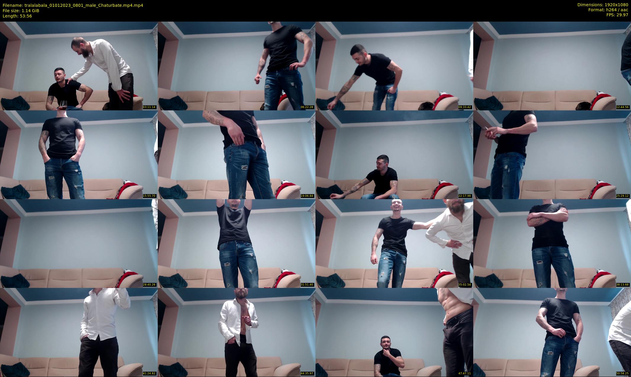 tralalabala — 54 minute Chaturbate male cam show recording, 1080p, Jan 1, 2023