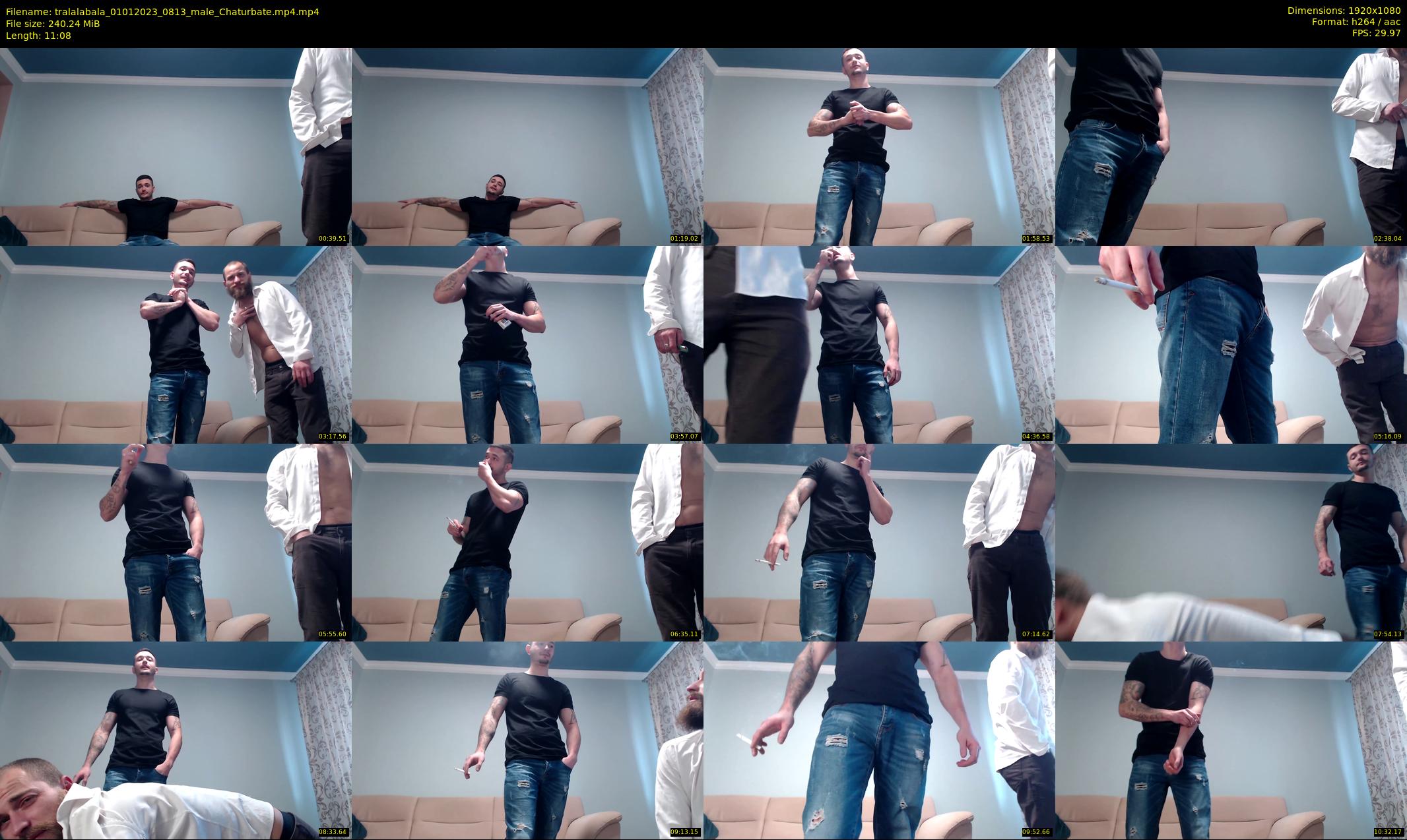 tralalabala — 12 minute Chaturbate male cam show recording, 1080p, Jan 1, 2023