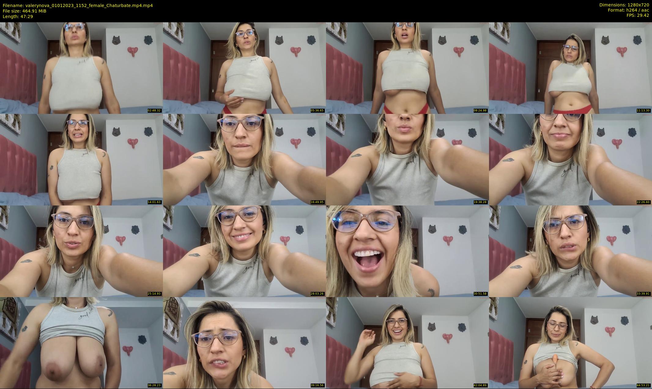 valerynova — 48 minute Chaturbate female cam show recording, 720p, Jan 1, 2023