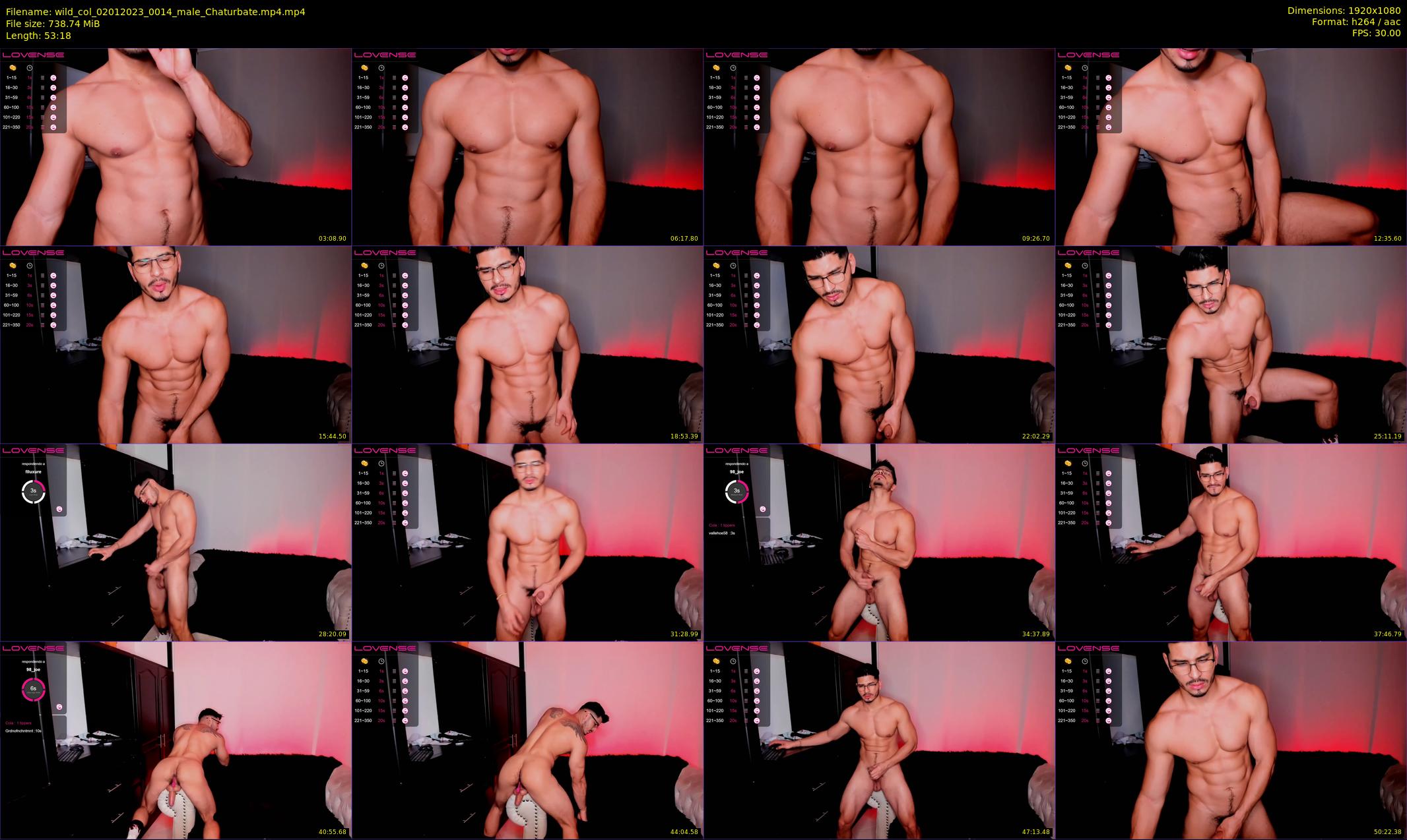 wild_col — 54 minute Chaturbate male cam show recording, 1080p, Jan 2, 2023
