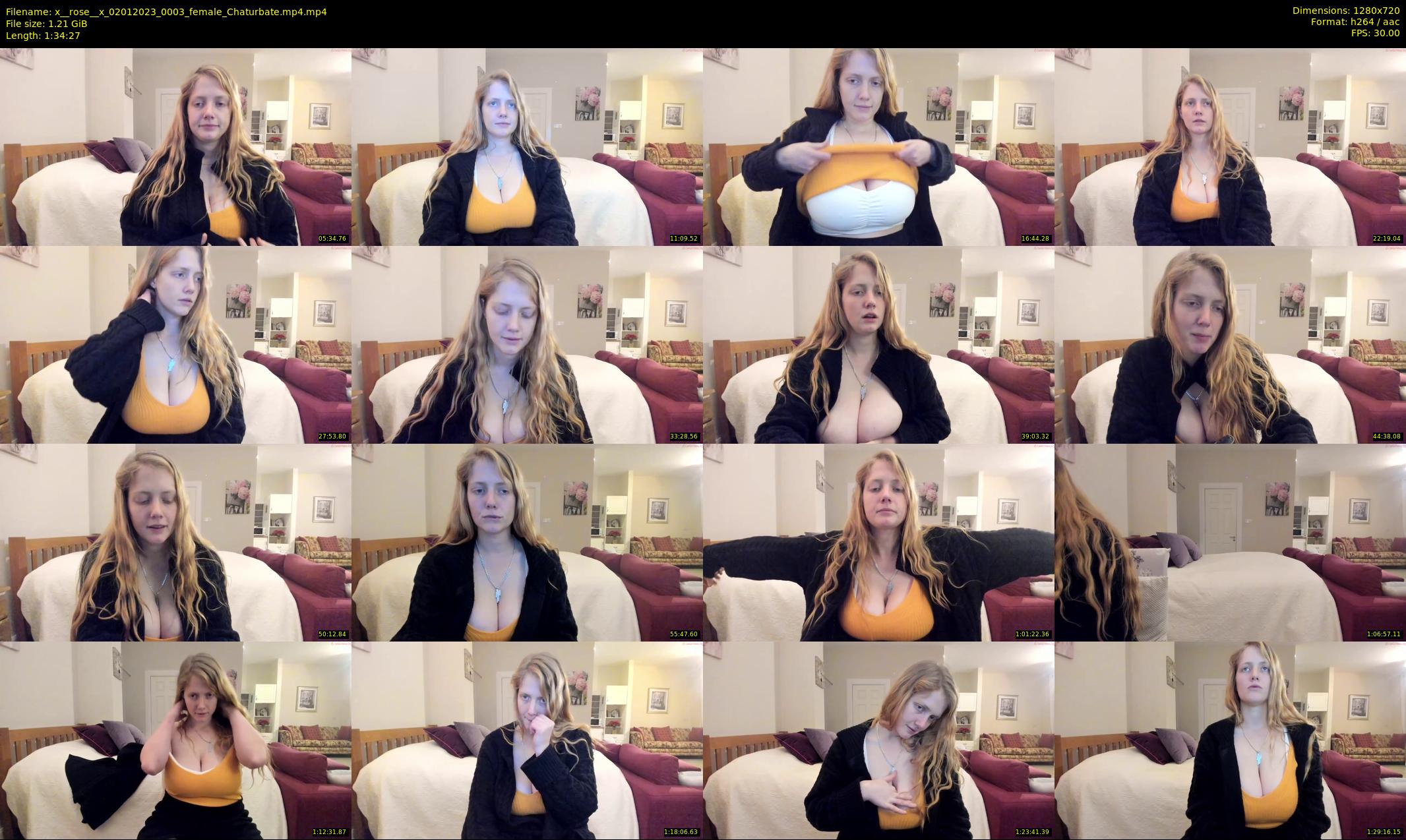 x__rose__x — 95 minute Chaturbate female cam show recording, 720p, Jan 2, 2023