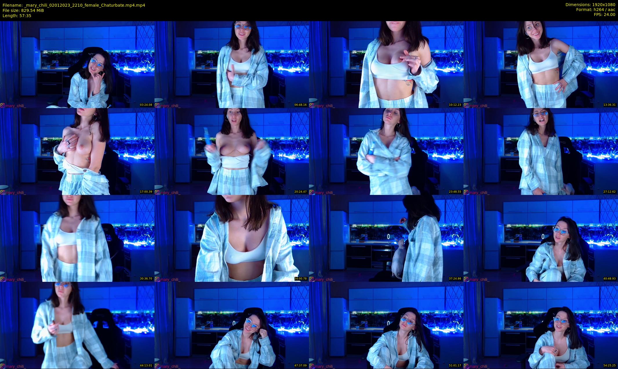 _mary_chili — 58 minute Chaturbate female cam show recording, 1080p, Jan 2, 2023