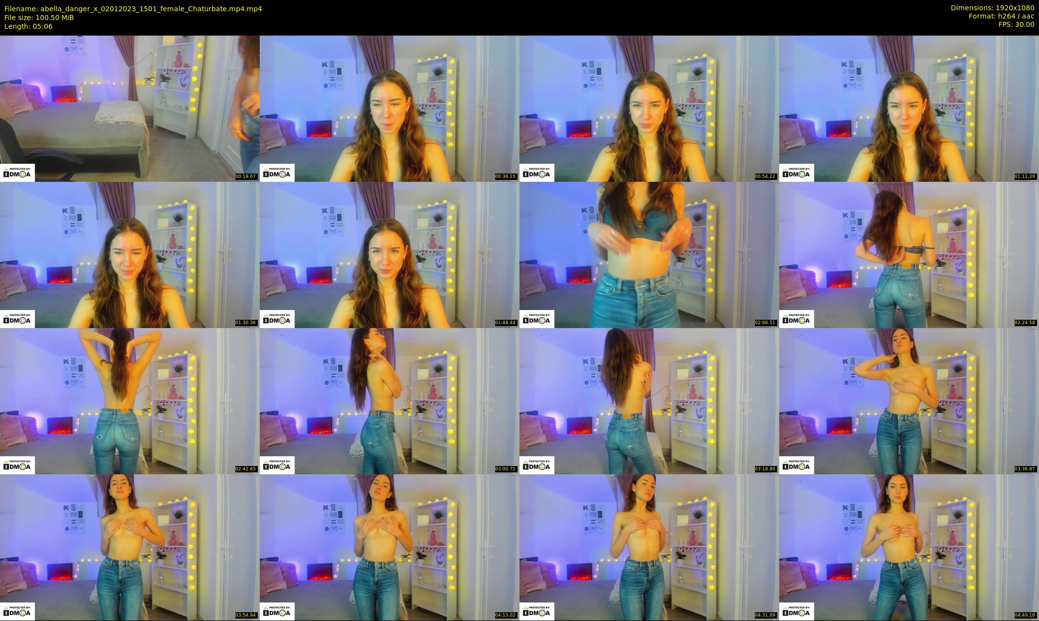 abella_danger_x — 6 minute Chaturbate female cam show recording, 1080p, Jan 2, 2023
